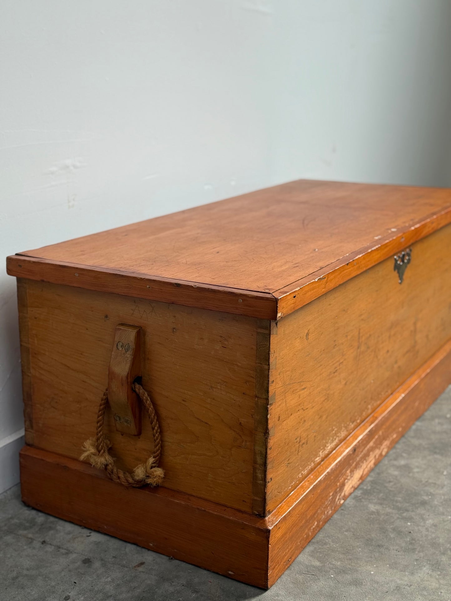 Antique Dovetailed Sea Chest