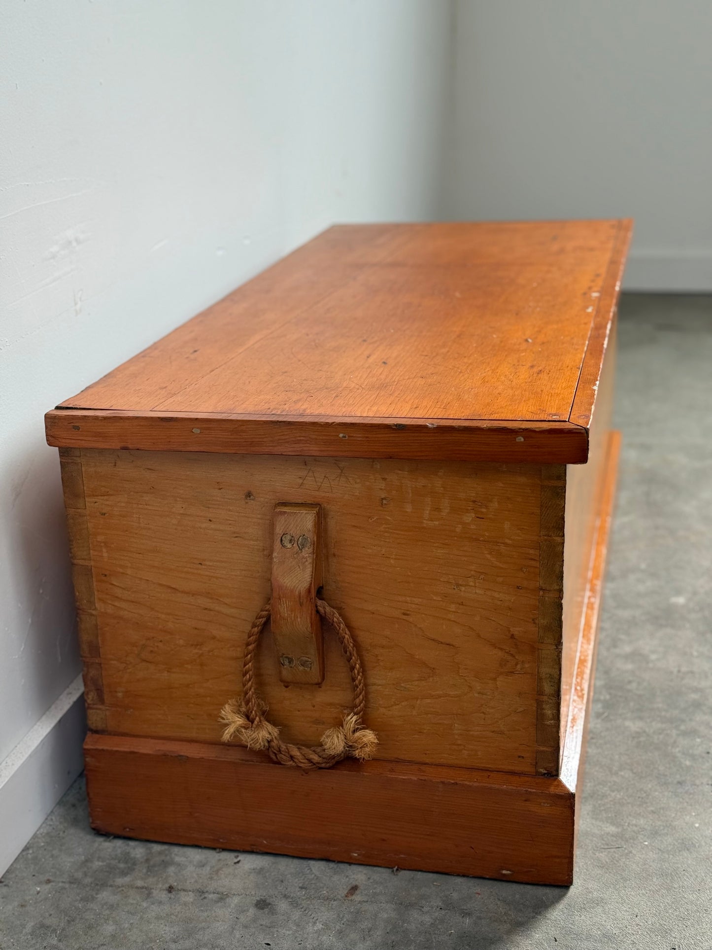 Antique Dovetailed Sea Chest