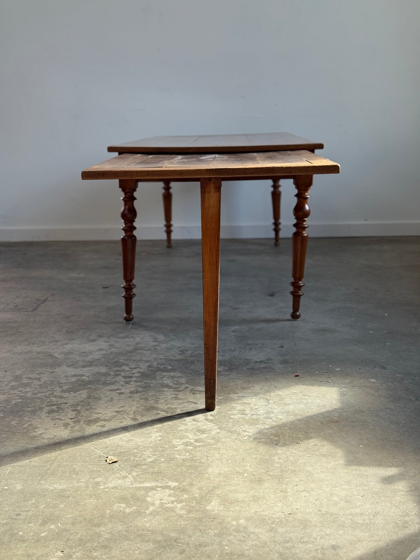 Large Pine Harvest Table with Extension