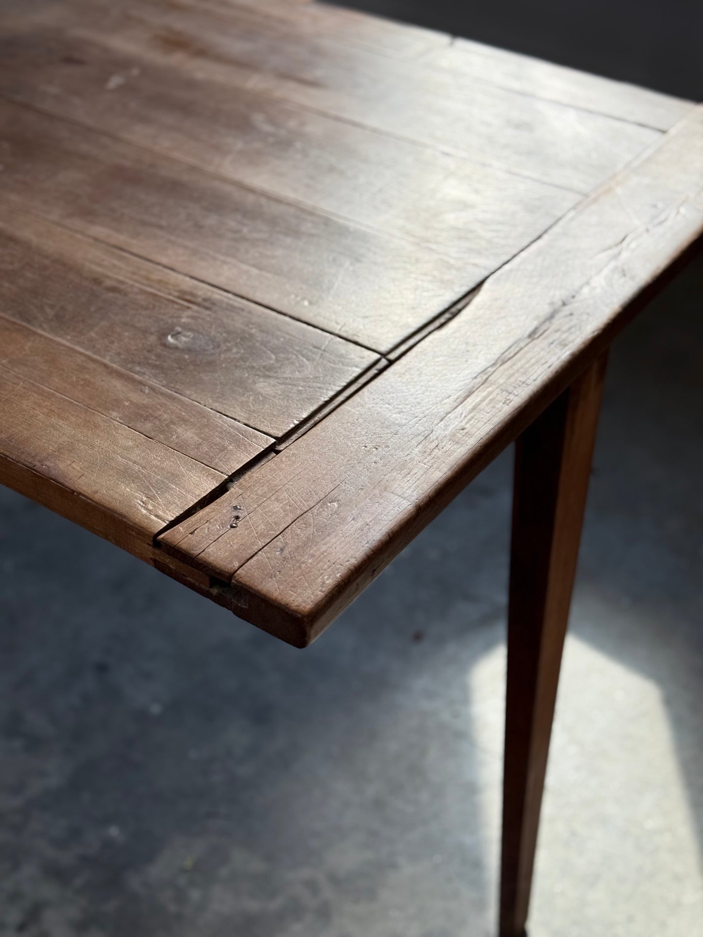 Large Pine Harvest Table with Extension