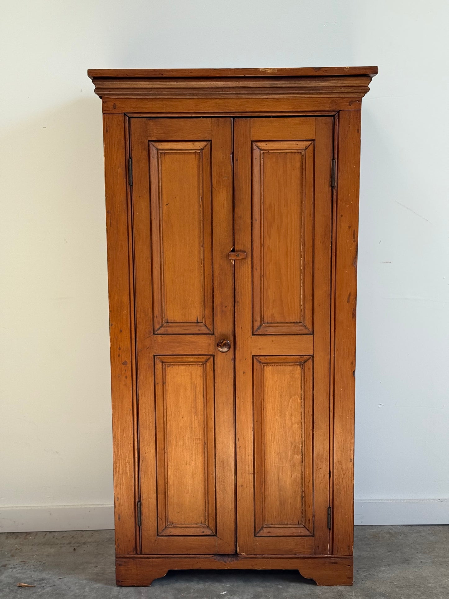 Antique American Petite Two Door Cupboard C.1900