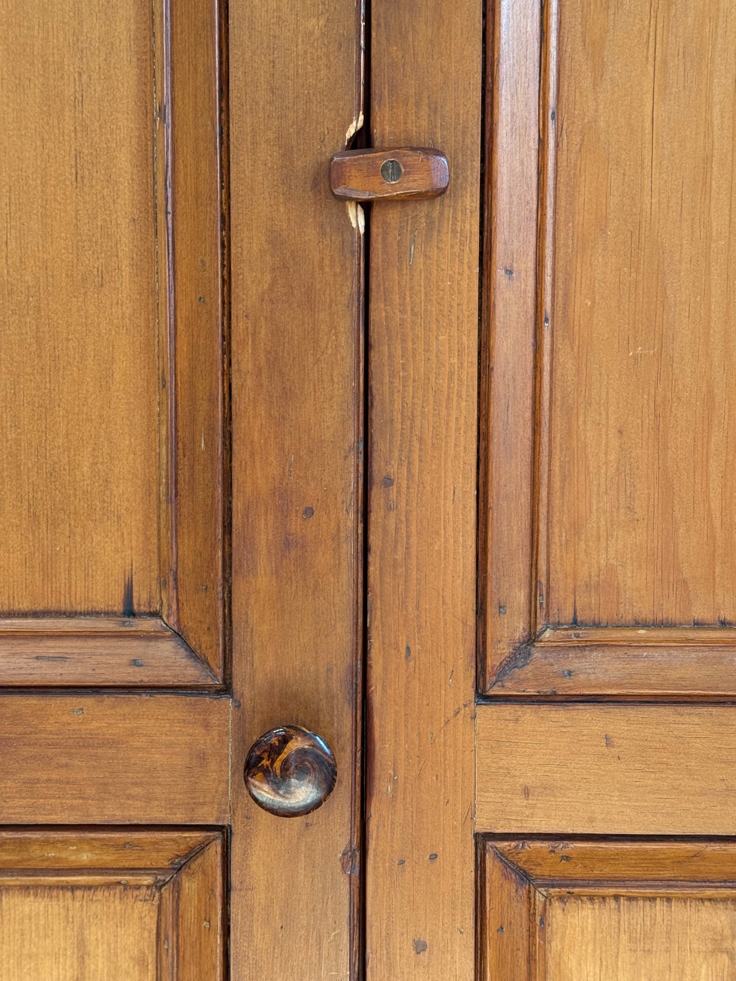 Antique American Petite Two Door Cupboard C.1900
