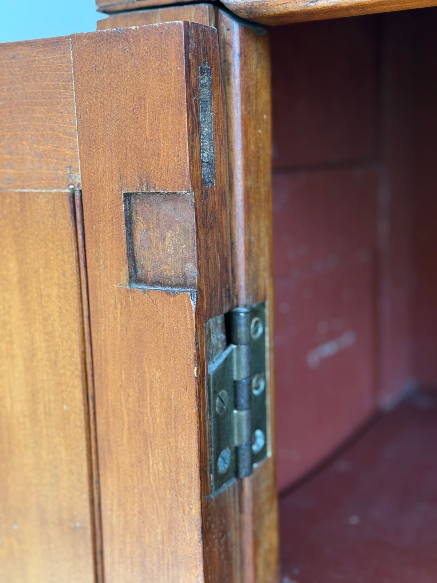 Antique American Petite Two Door Cupboard C.1900