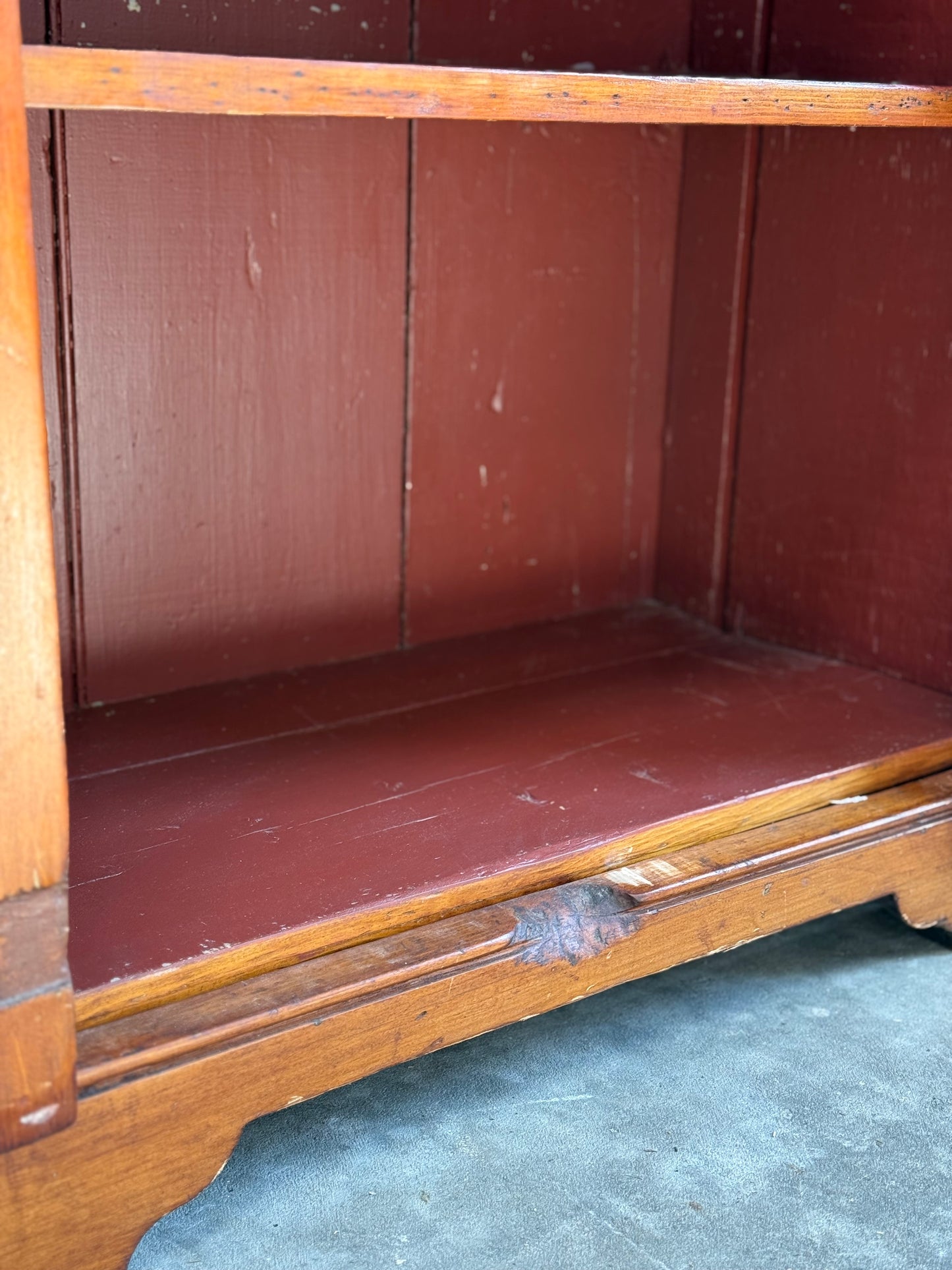 Antique American Petite Two Door Cupboard C.1900