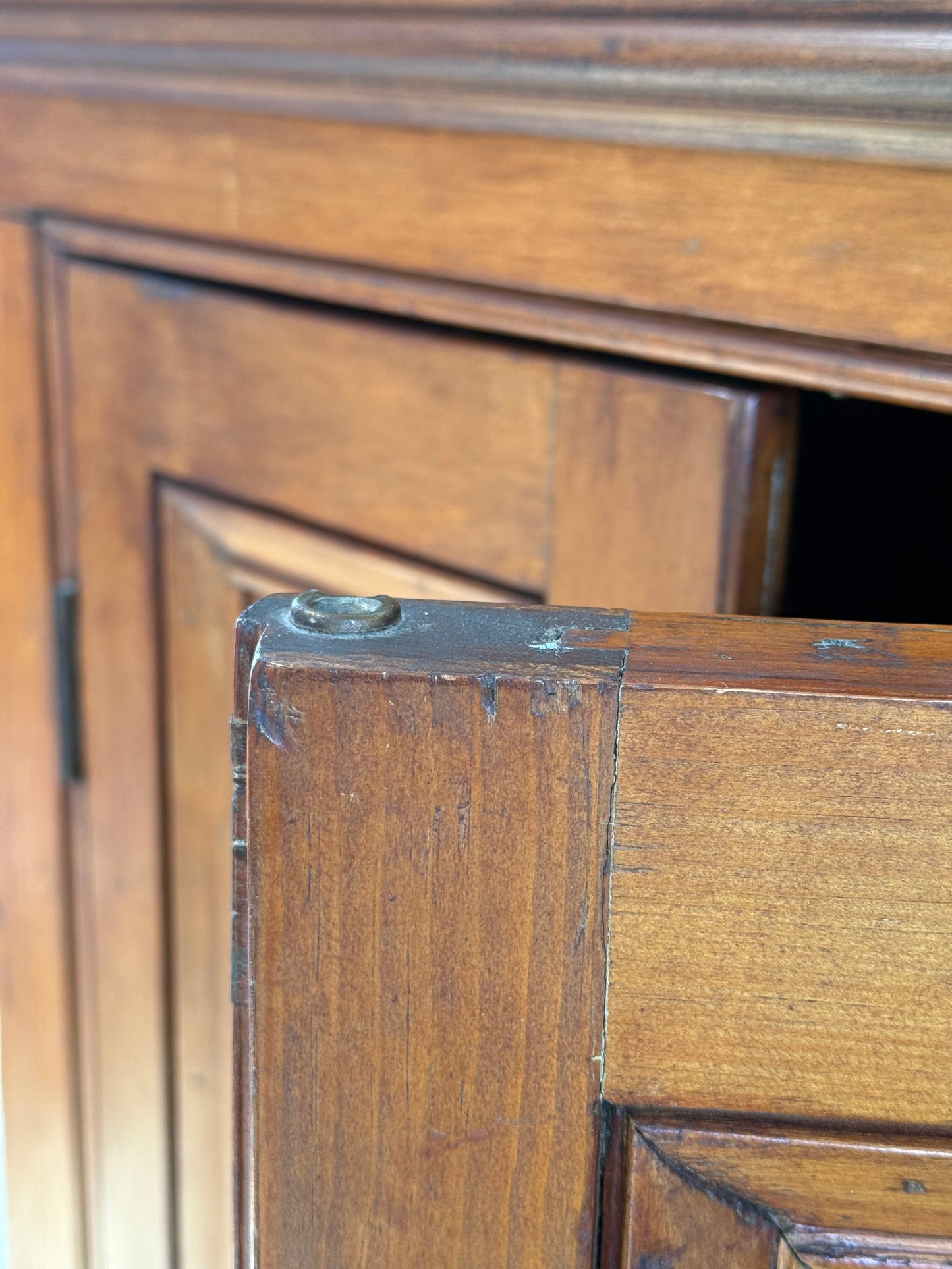 Antique American Petite Two Door Cupboard C.1900