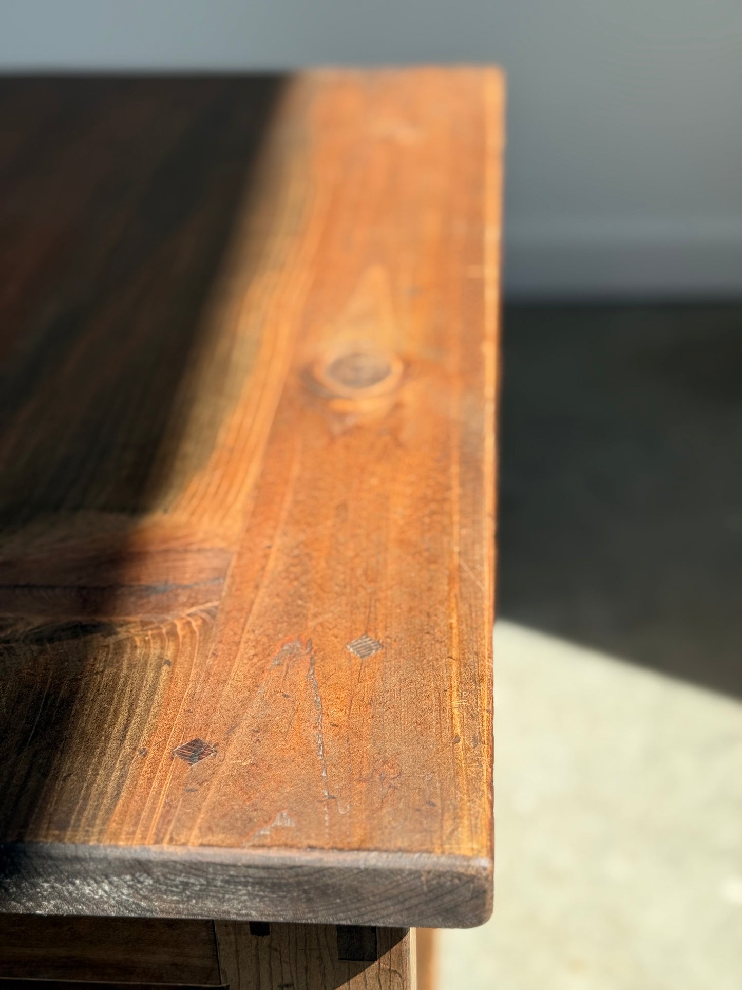 Pretty Vintage Pine Side Table