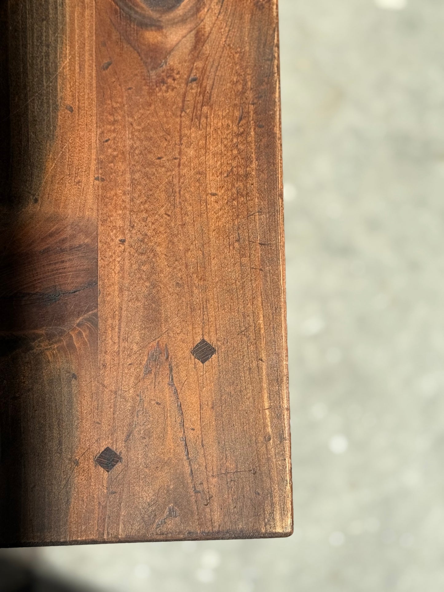Pretty Vintage Pine Side Table