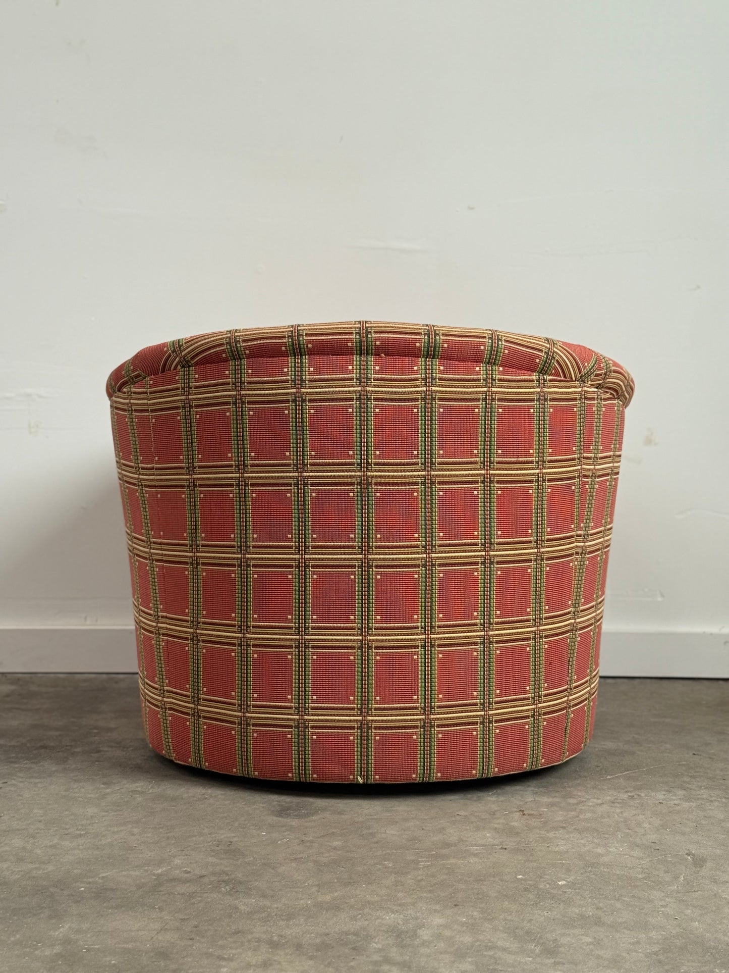 Custom Swivel Club Chair