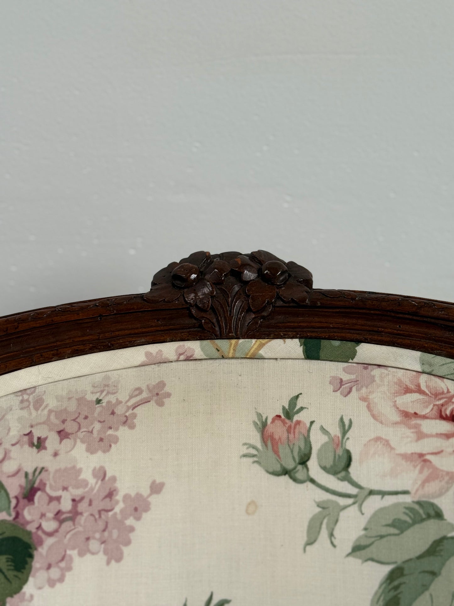 Louis XV Upholstered Bergere Chair