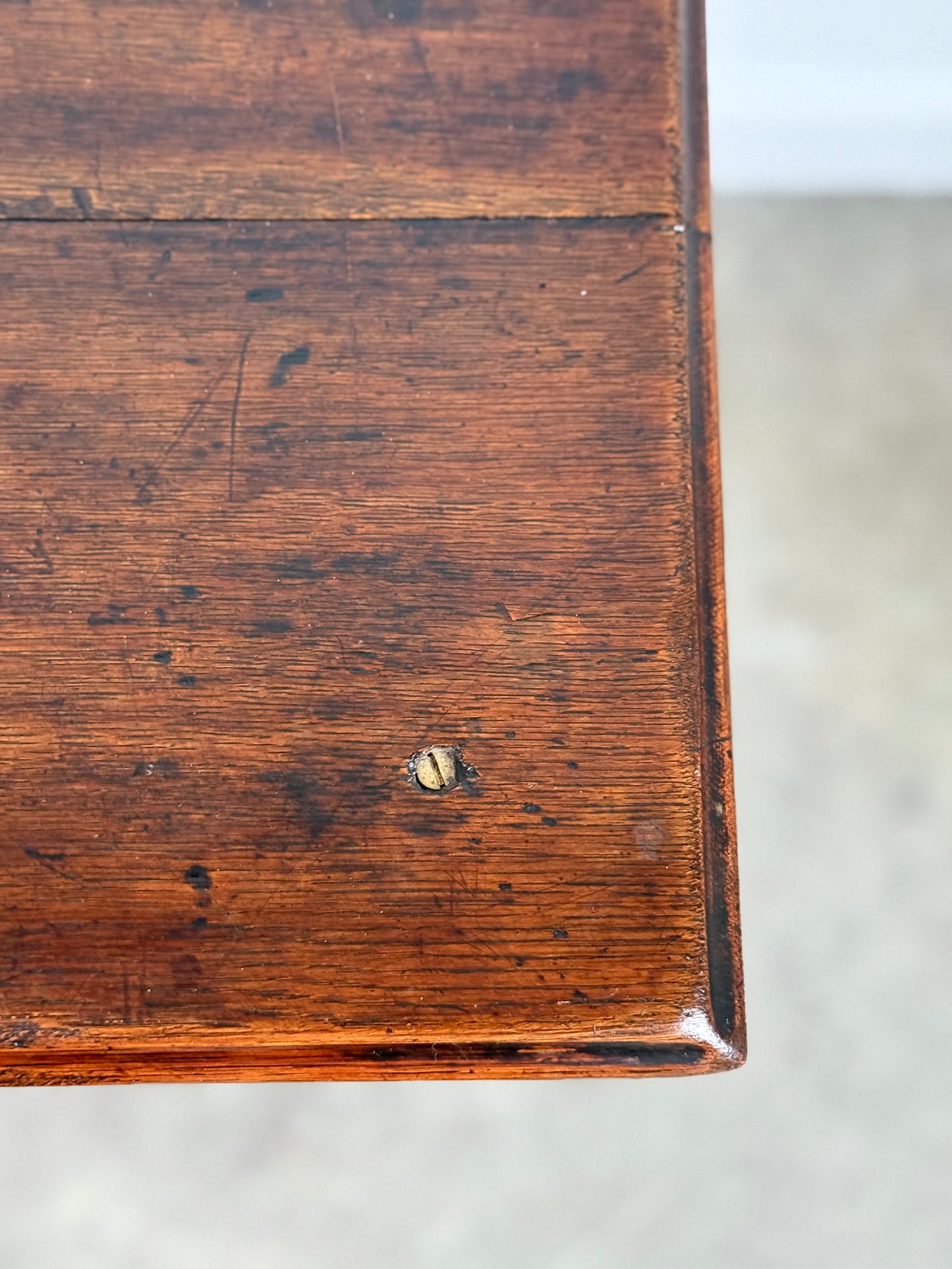English Queen Anne Walnut One Drawer Lowboy