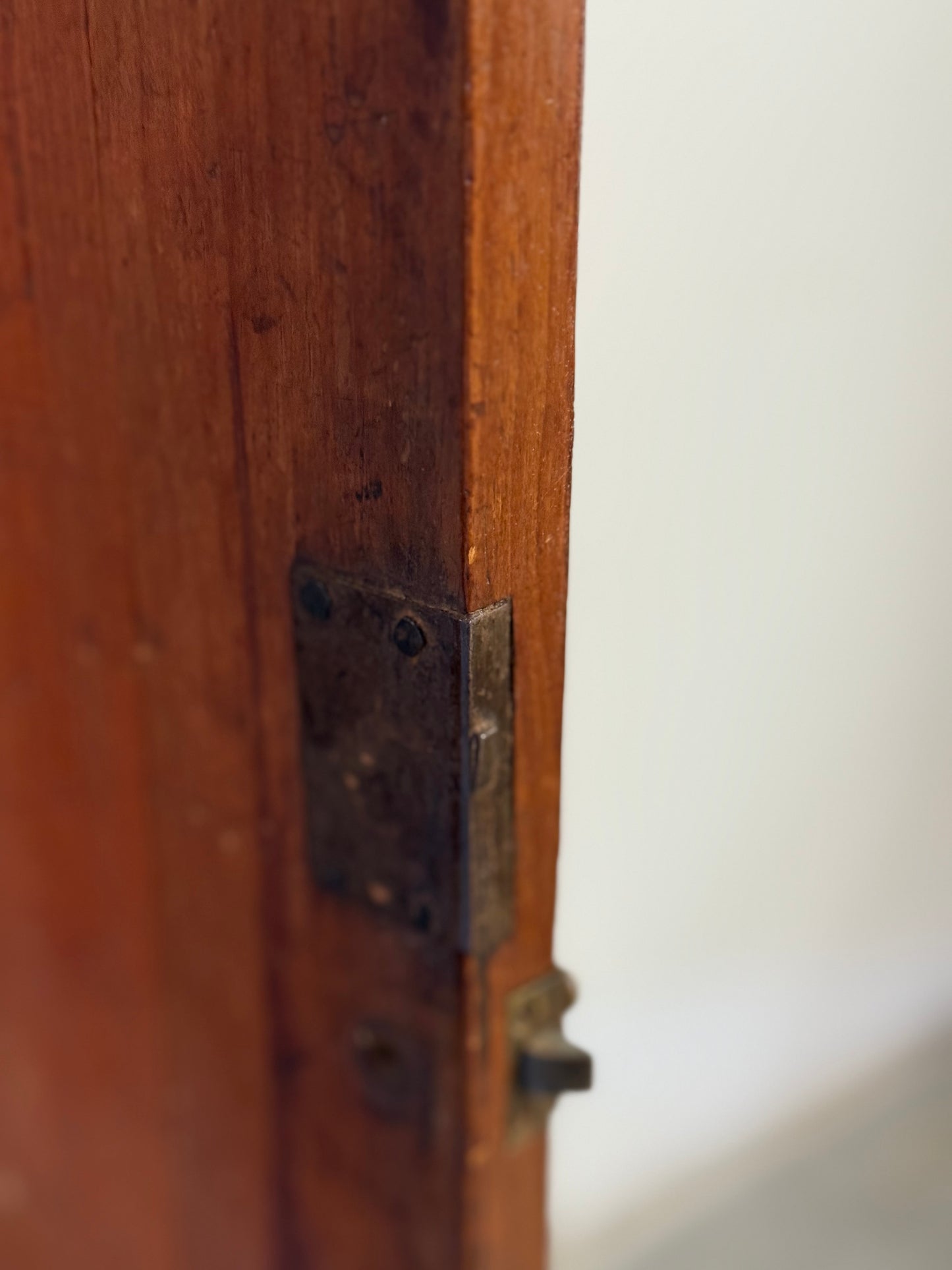 Antique Pine Cupboard On Turned Legs 19th c.