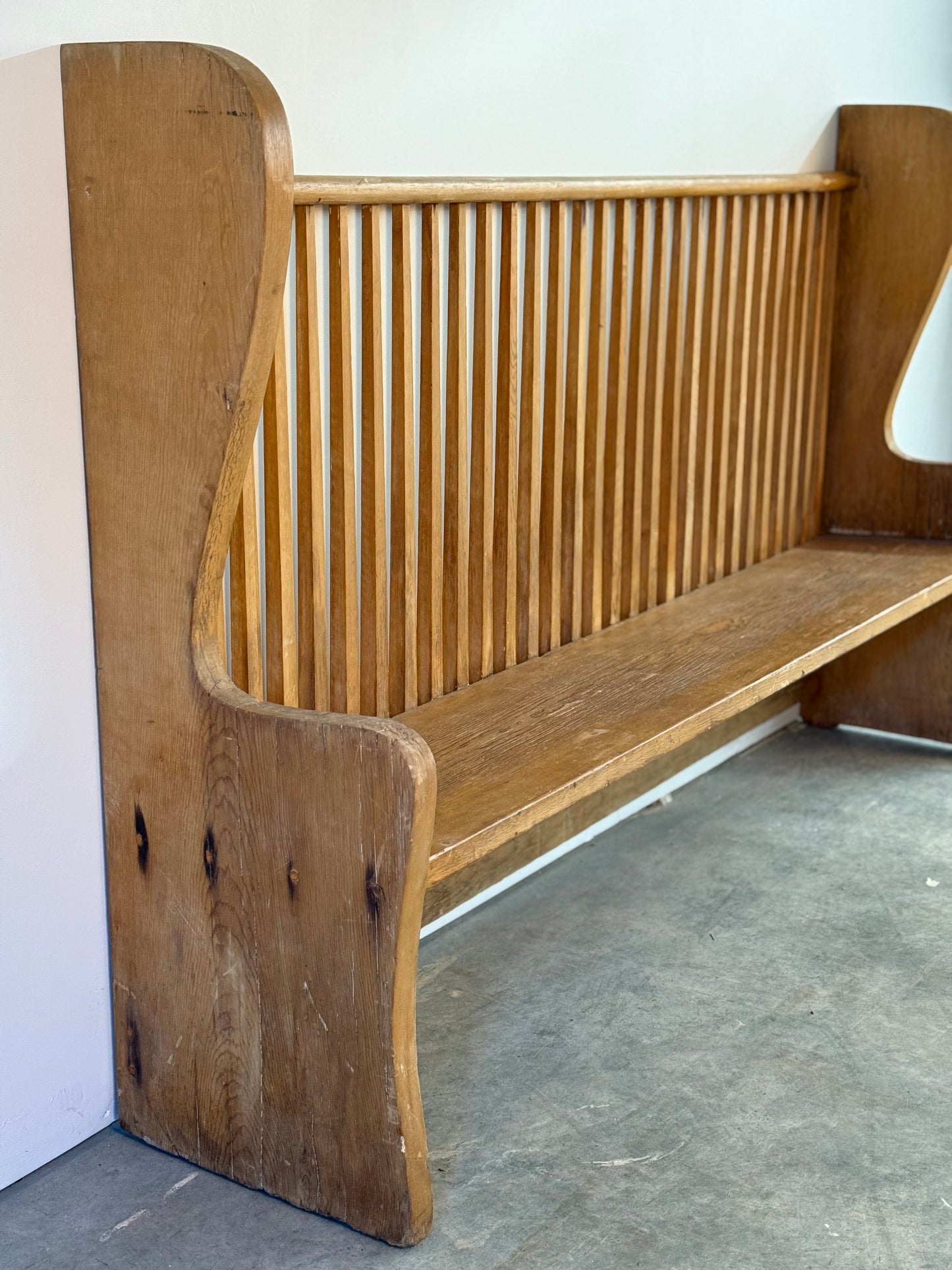 Antique English Pine Bench