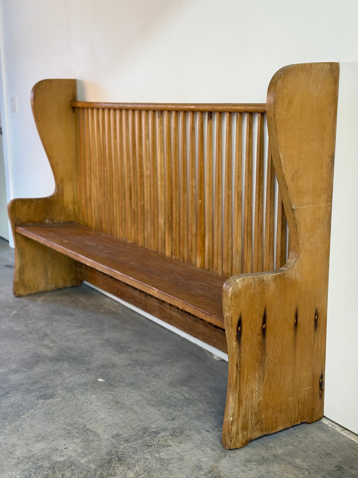 Antique English Pine Bench