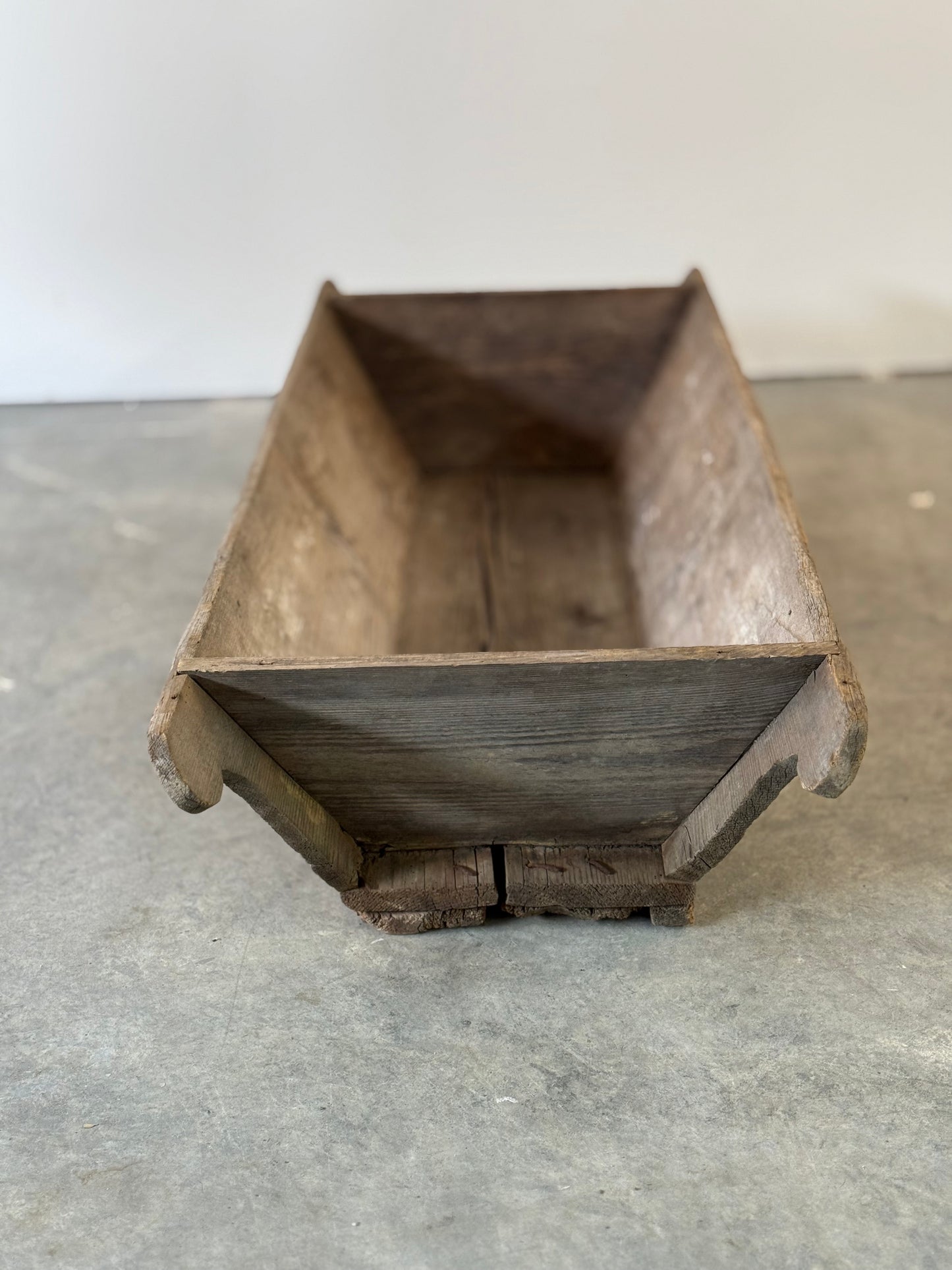 Large Antique Primitive Trough