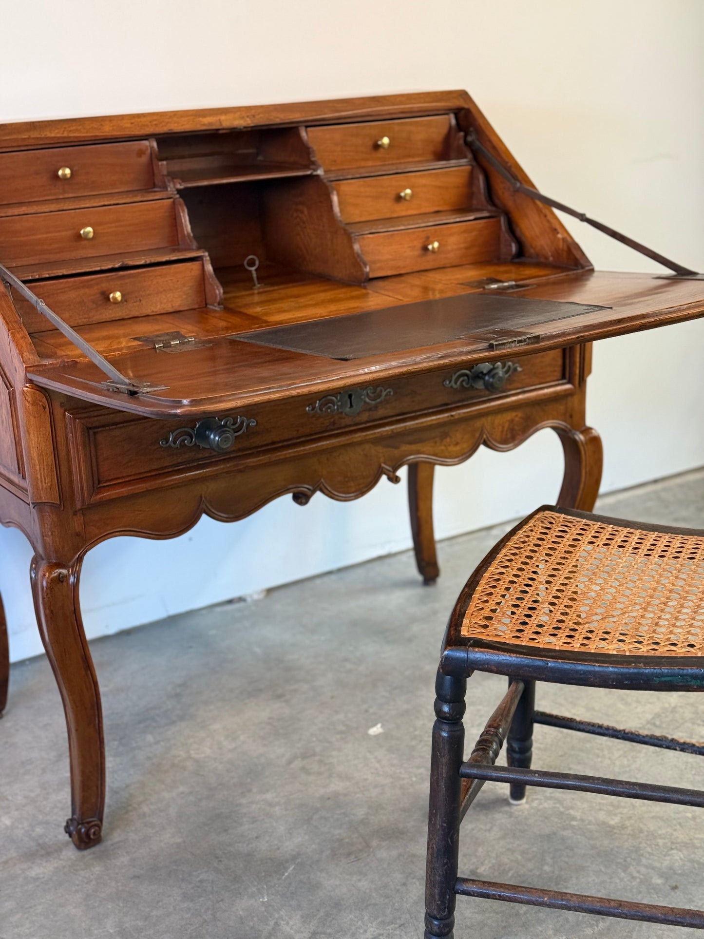 Antique French Walnut Desk C.1900