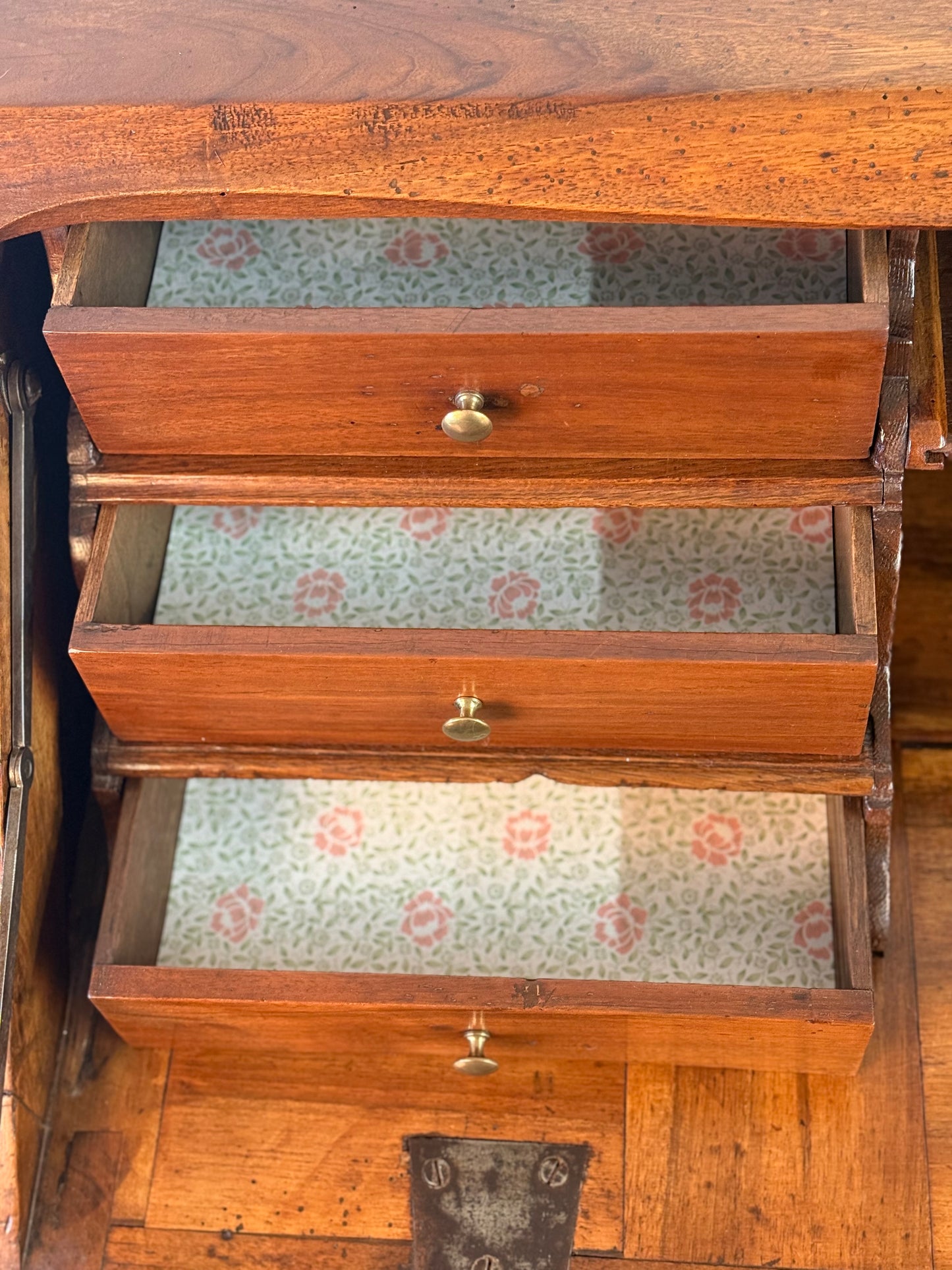 Antique French Walnut Desk C.1900