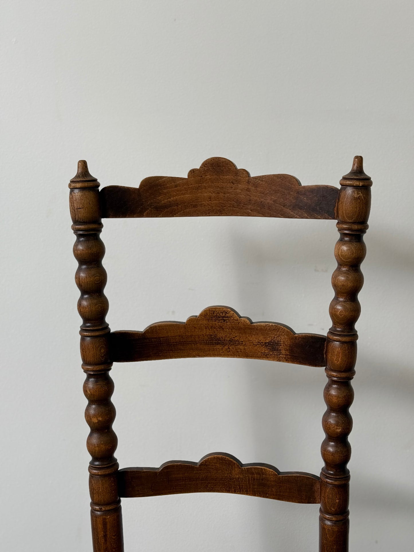 Antique Spool Turned Dining Chairs. Set of 5. C. 1900