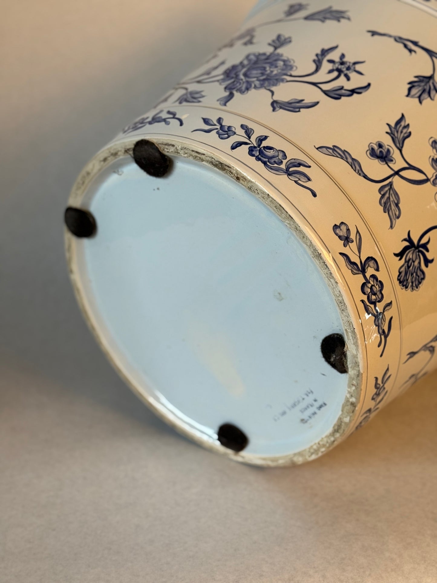 A Tiffany & Co. Faience Blue and White Jardinere