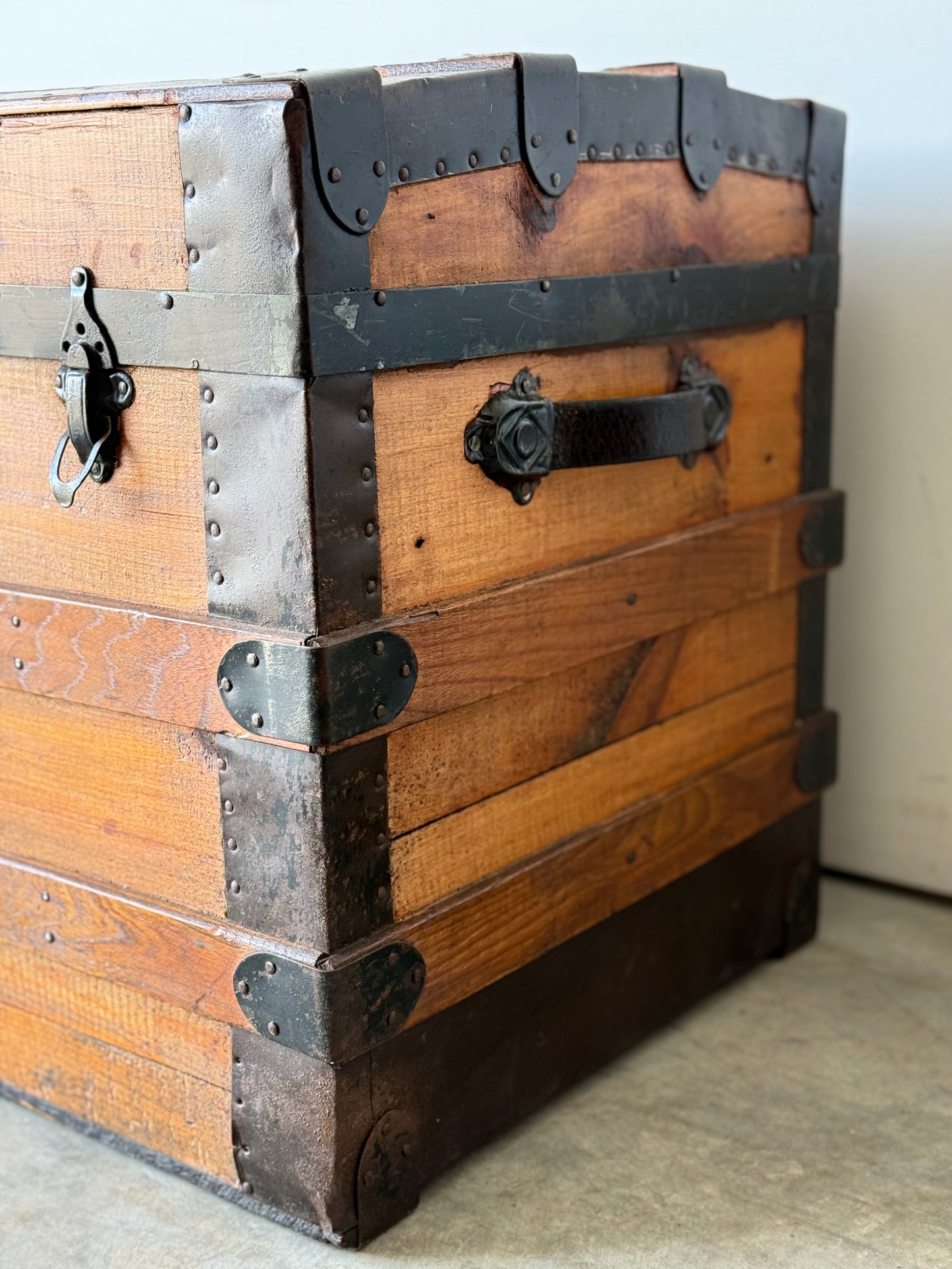 Beautiful Antique Dome Top Trunk