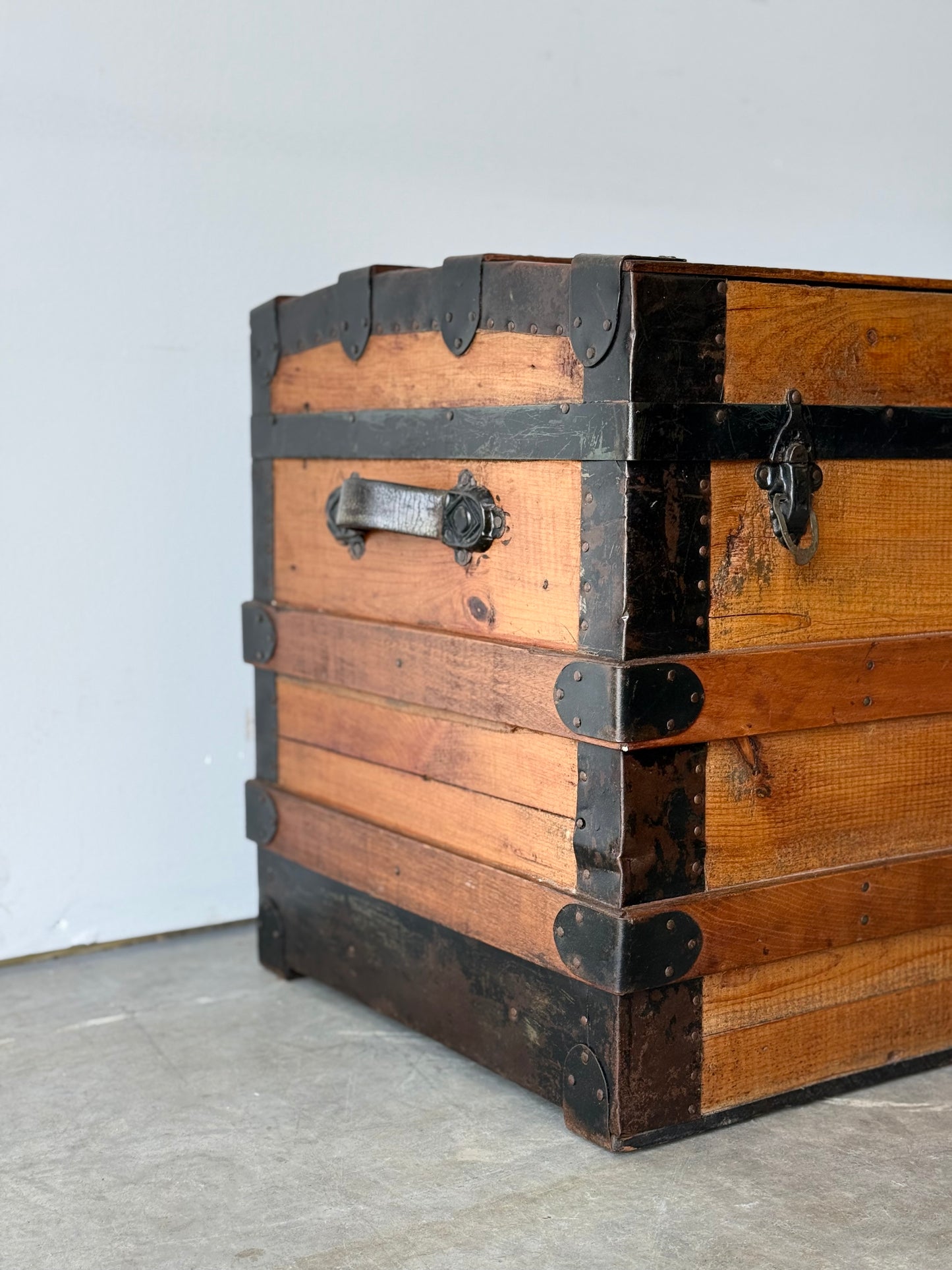 Beautiful Antique Dome Top Trunk