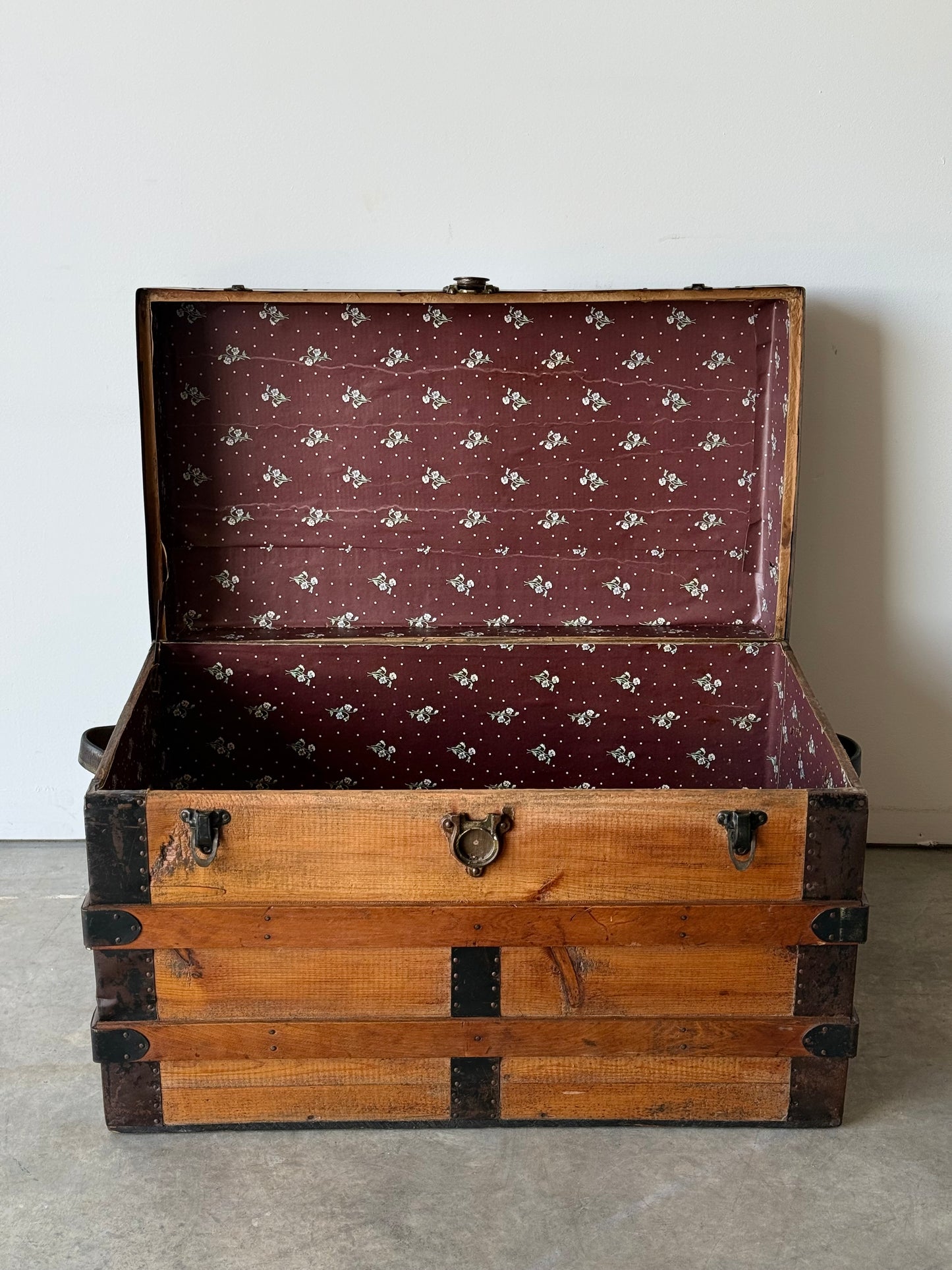 Beautiful Antique Dome Top Trunk