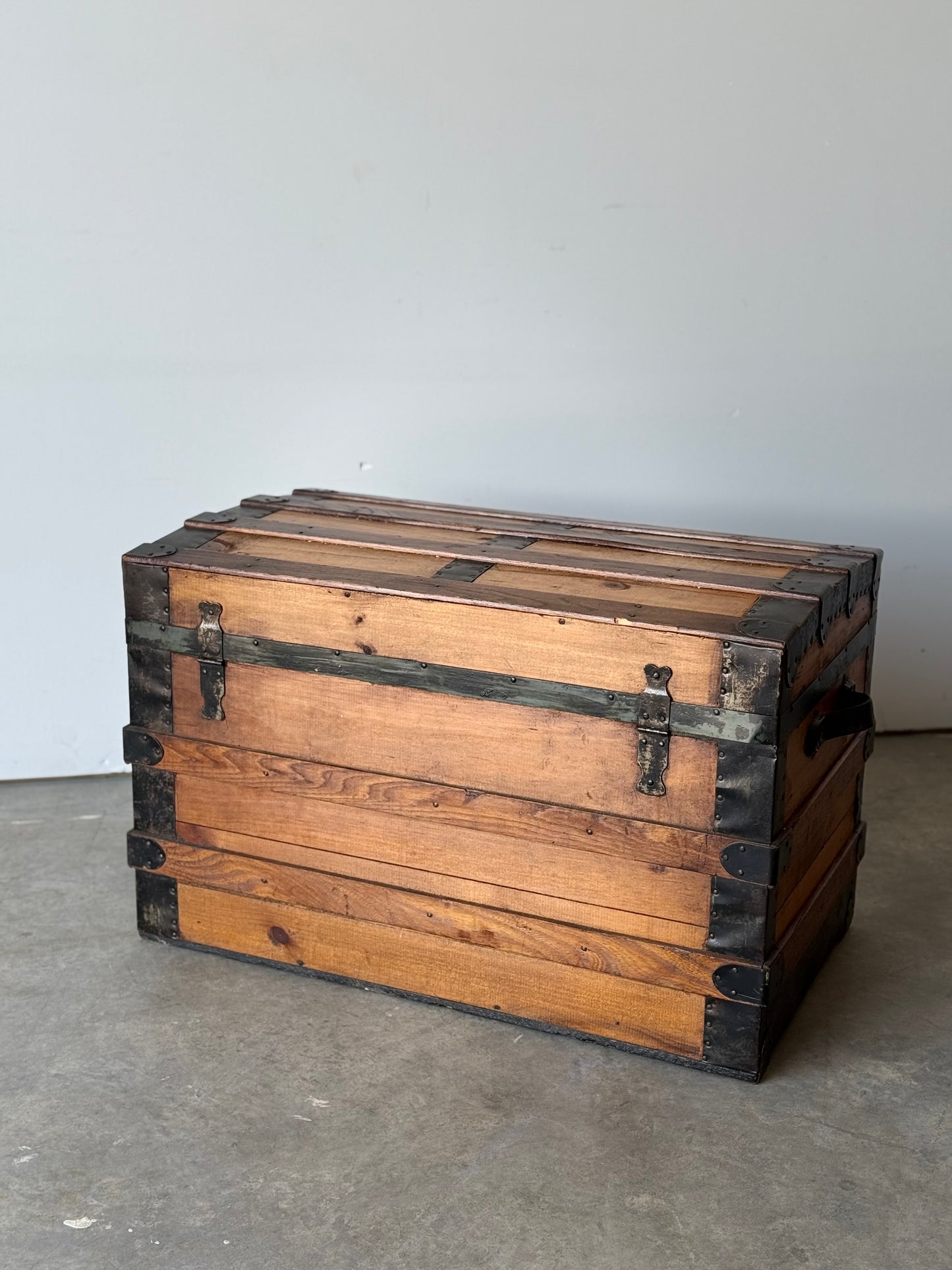 Beautiful Antique Dome Top Trunk