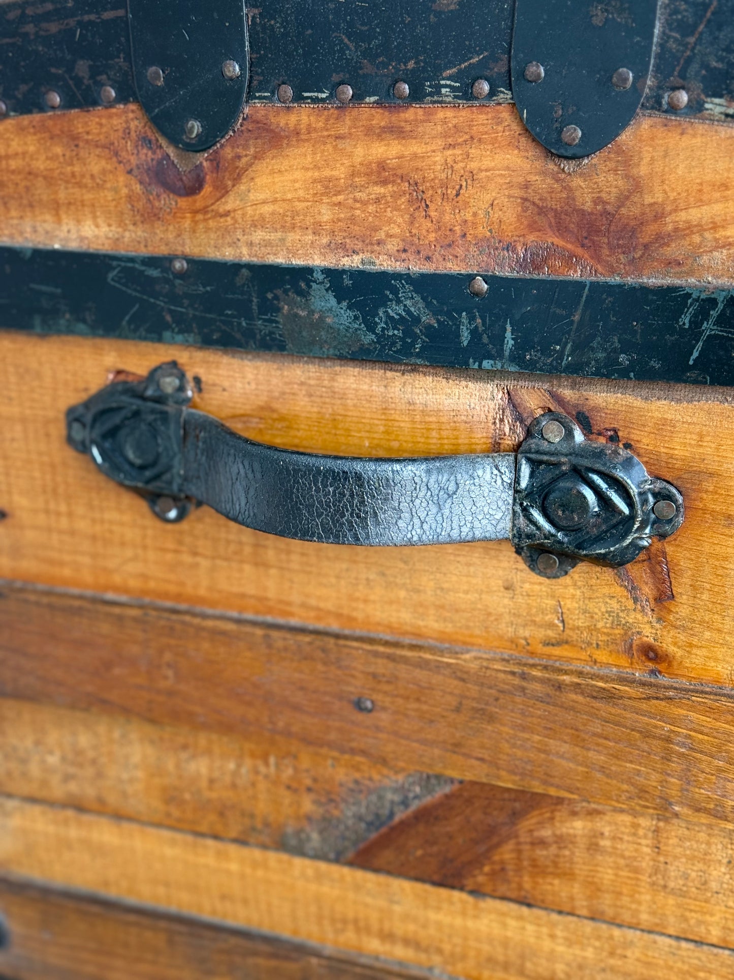 Beautiful Antique Dome Top Trunk