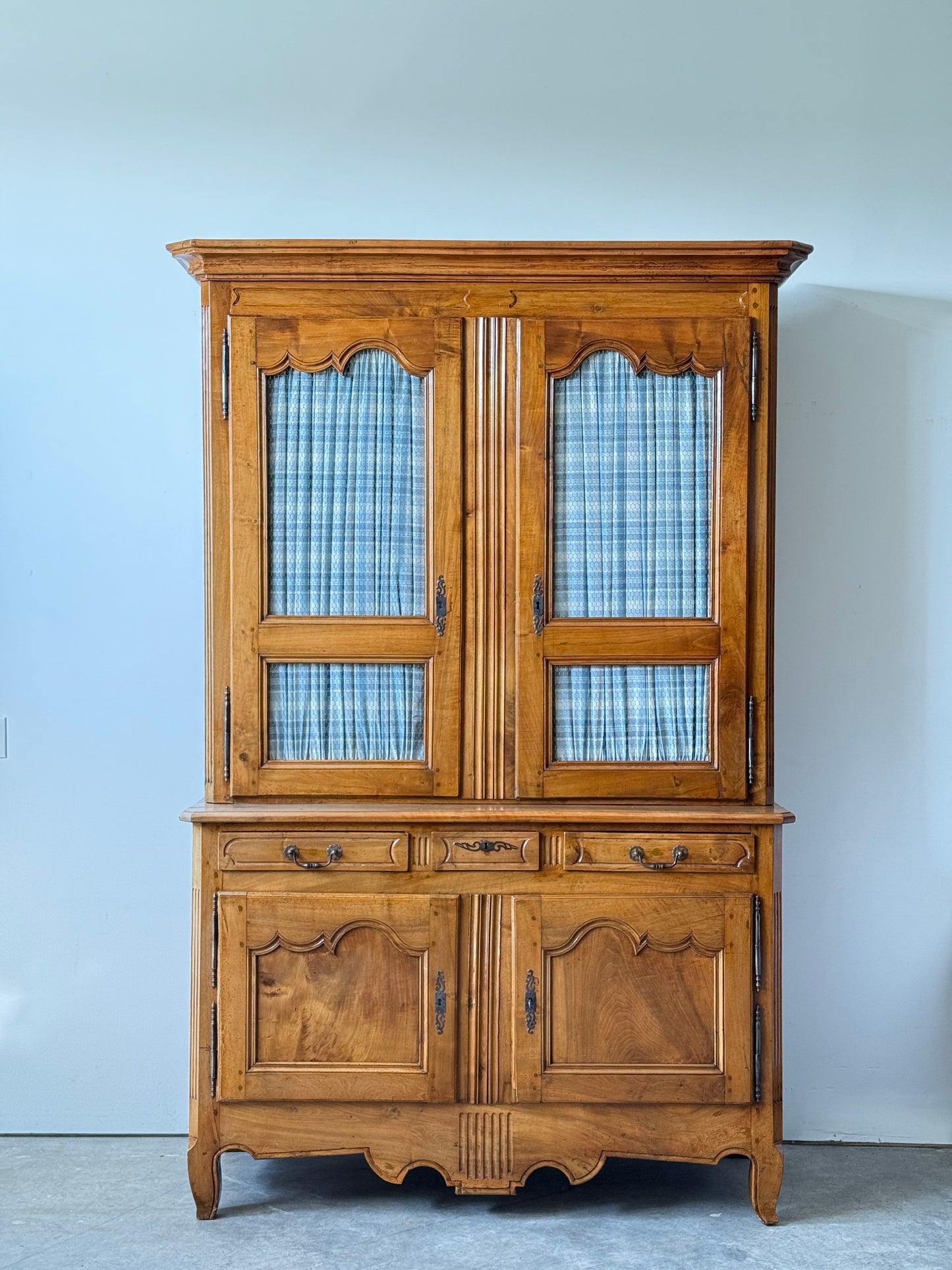 Louis XV Provincial Walnut Bibliotheque, France 18th C.