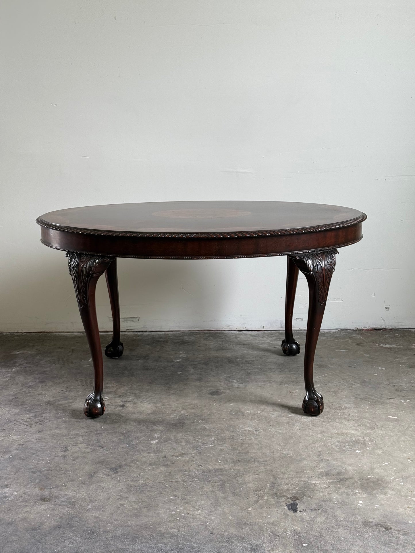 Antique Mahogany Oval Center Table