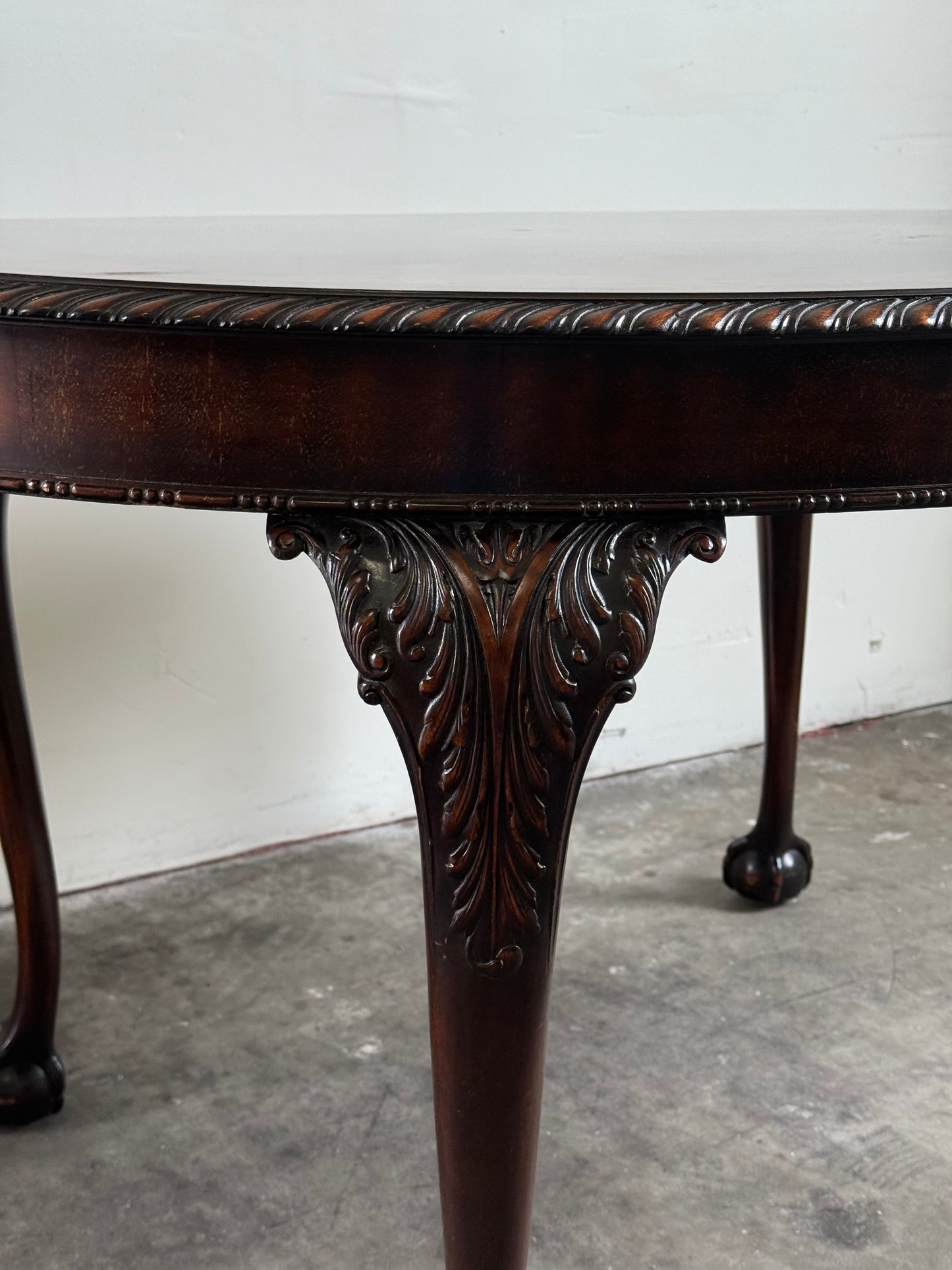 Antique Mahogany Oval Center Table