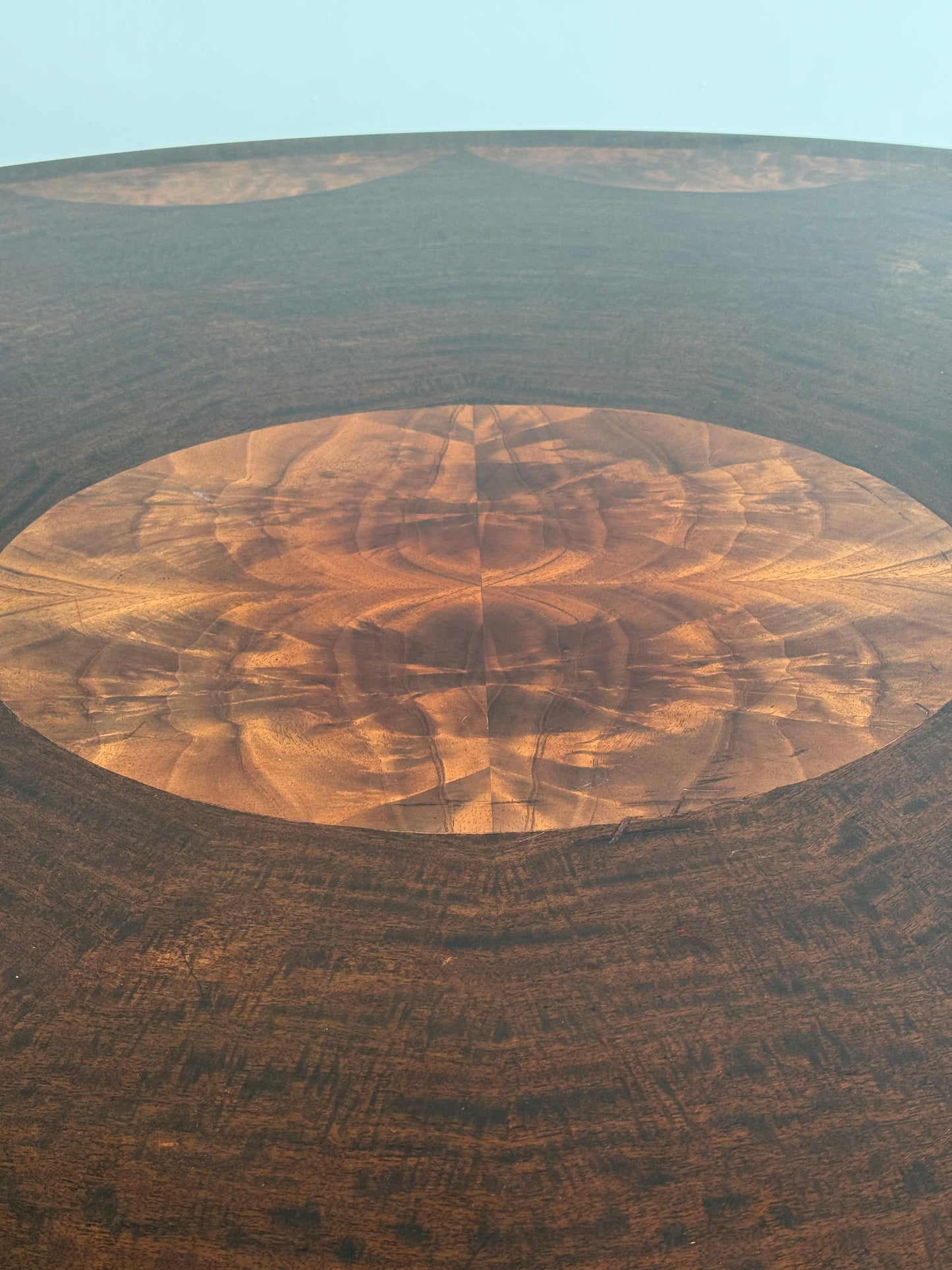 Antique Mahogany Oval Center Table
