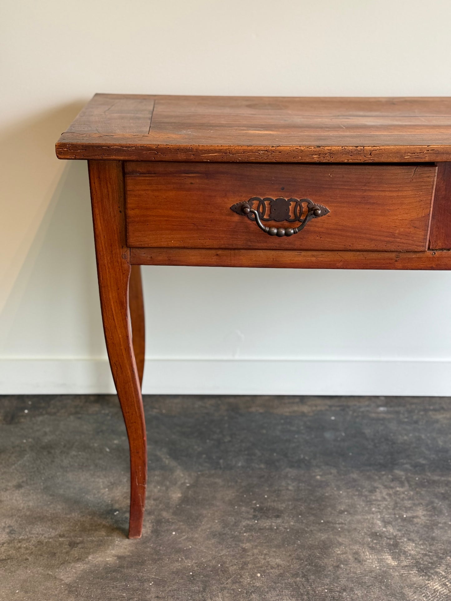ANTIQUE FRENCH PROVINCIAL CONSOLE TABLE OR DESK