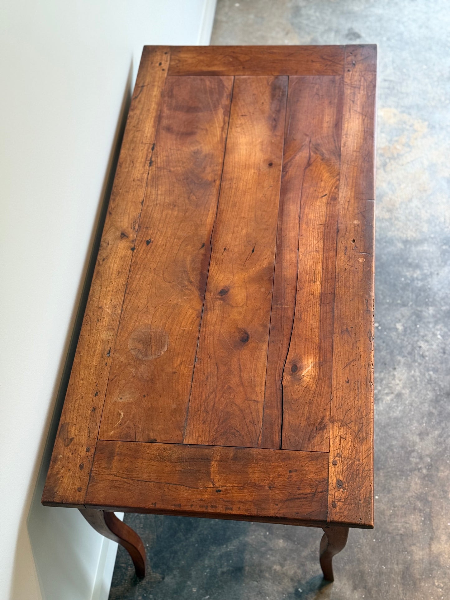 ANTIQUE FRENCH PROVINCIAL CONSOLE TABLE OR DESK