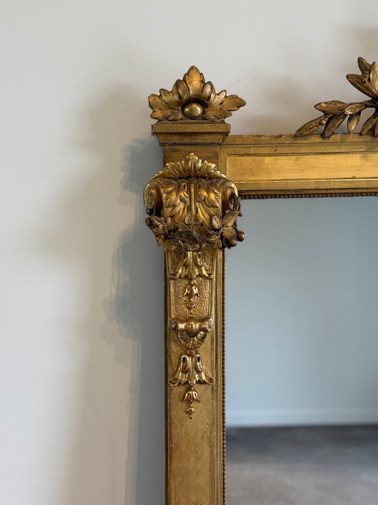 Large Louis XVl Gilt Mirror