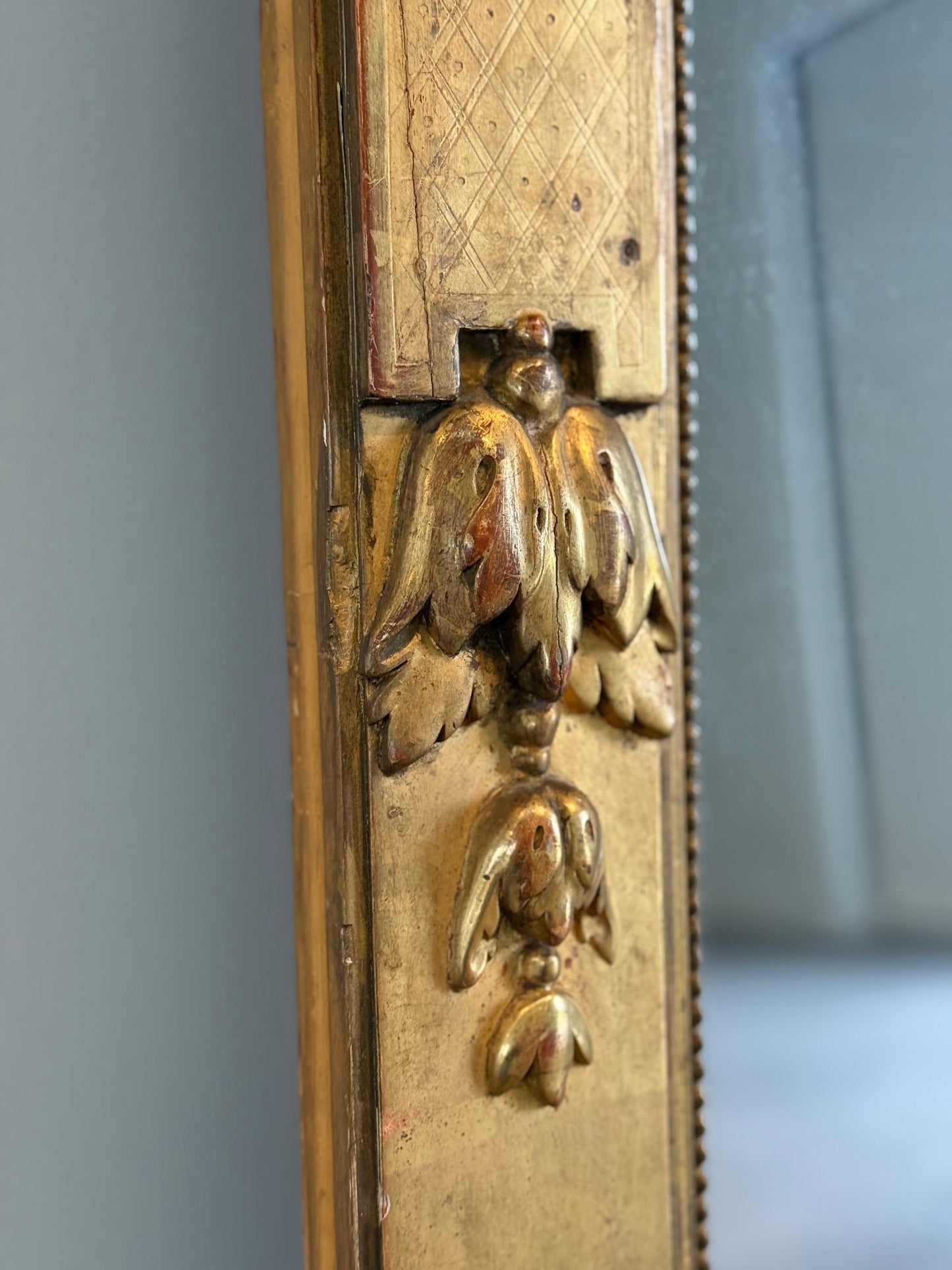 Large Louis XVl Gilt Mirror
