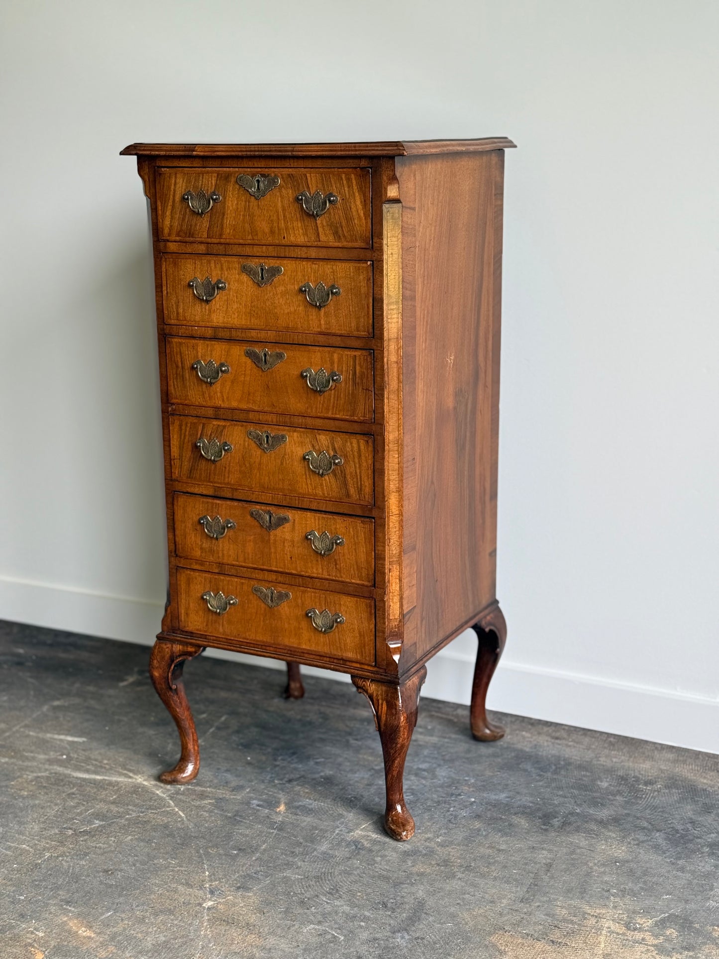 Antique French Provincial Carved Lingerie Chest