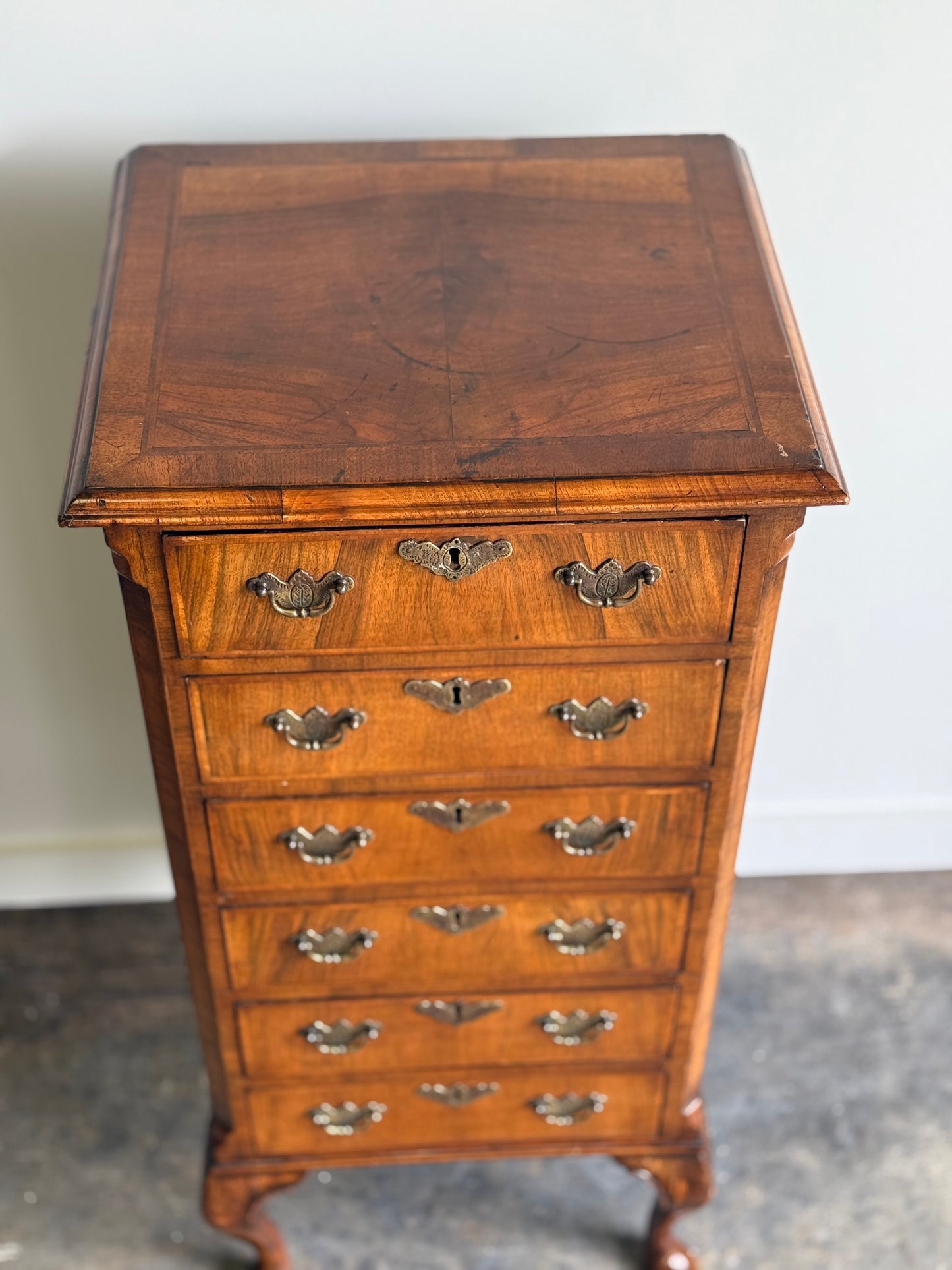 Antique French Provincial Carved Lingerie Chest