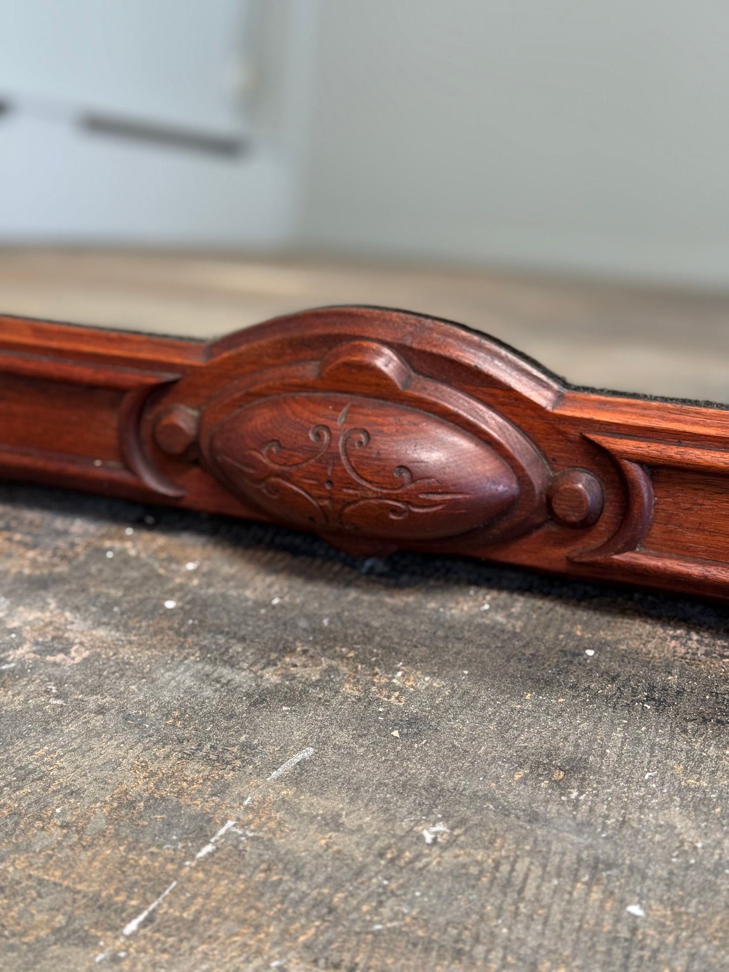 Antique Over Mantle or Wall Mirror. Boston 19th C.