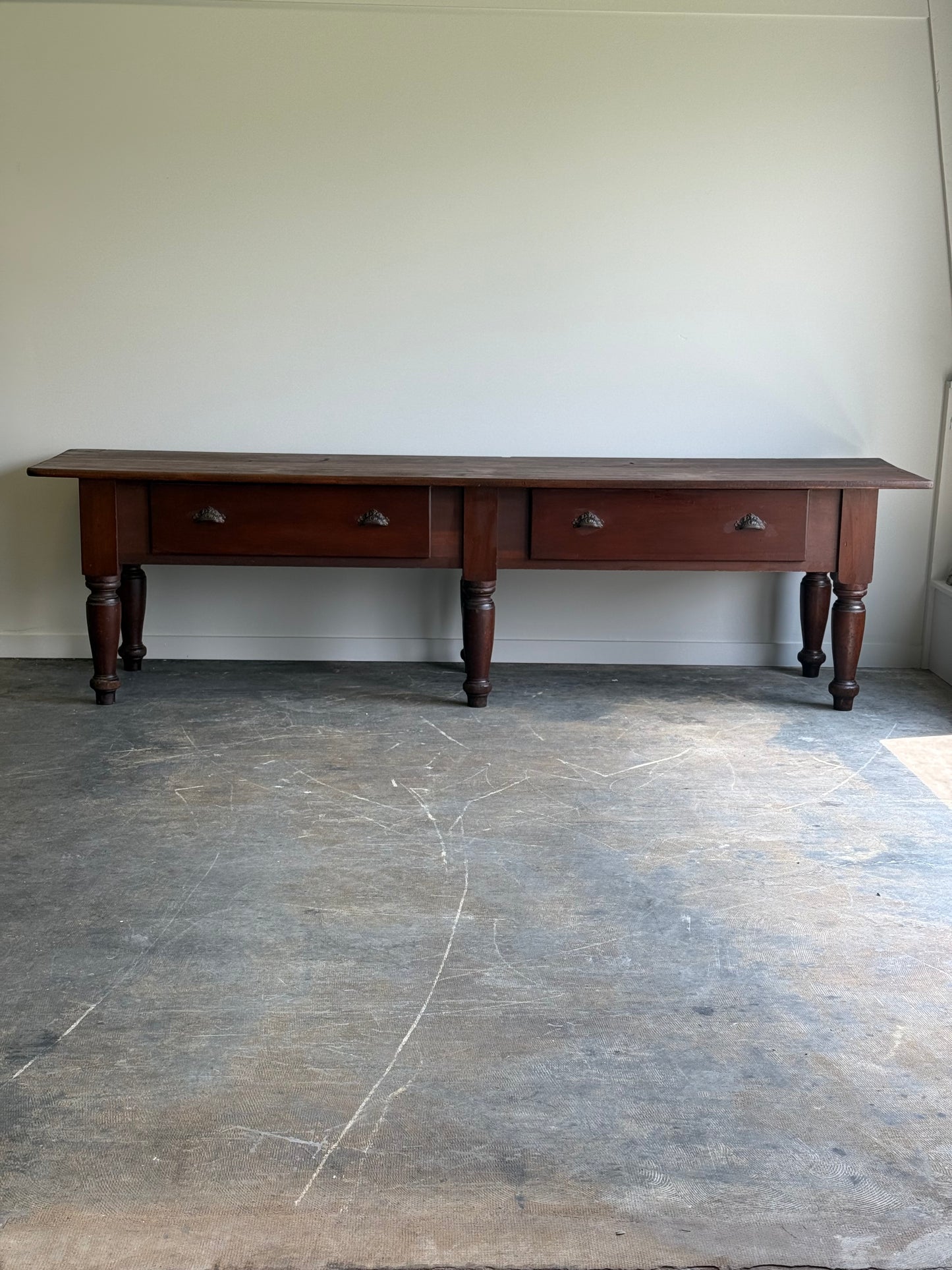Large Antique Country Store Table