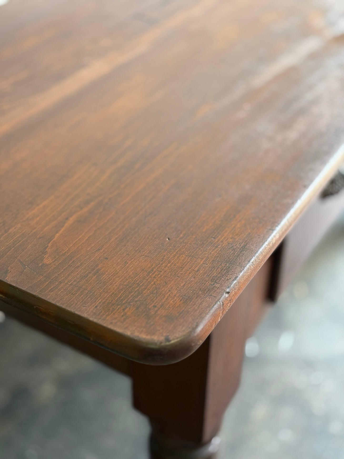 Large Antique Country Store Table