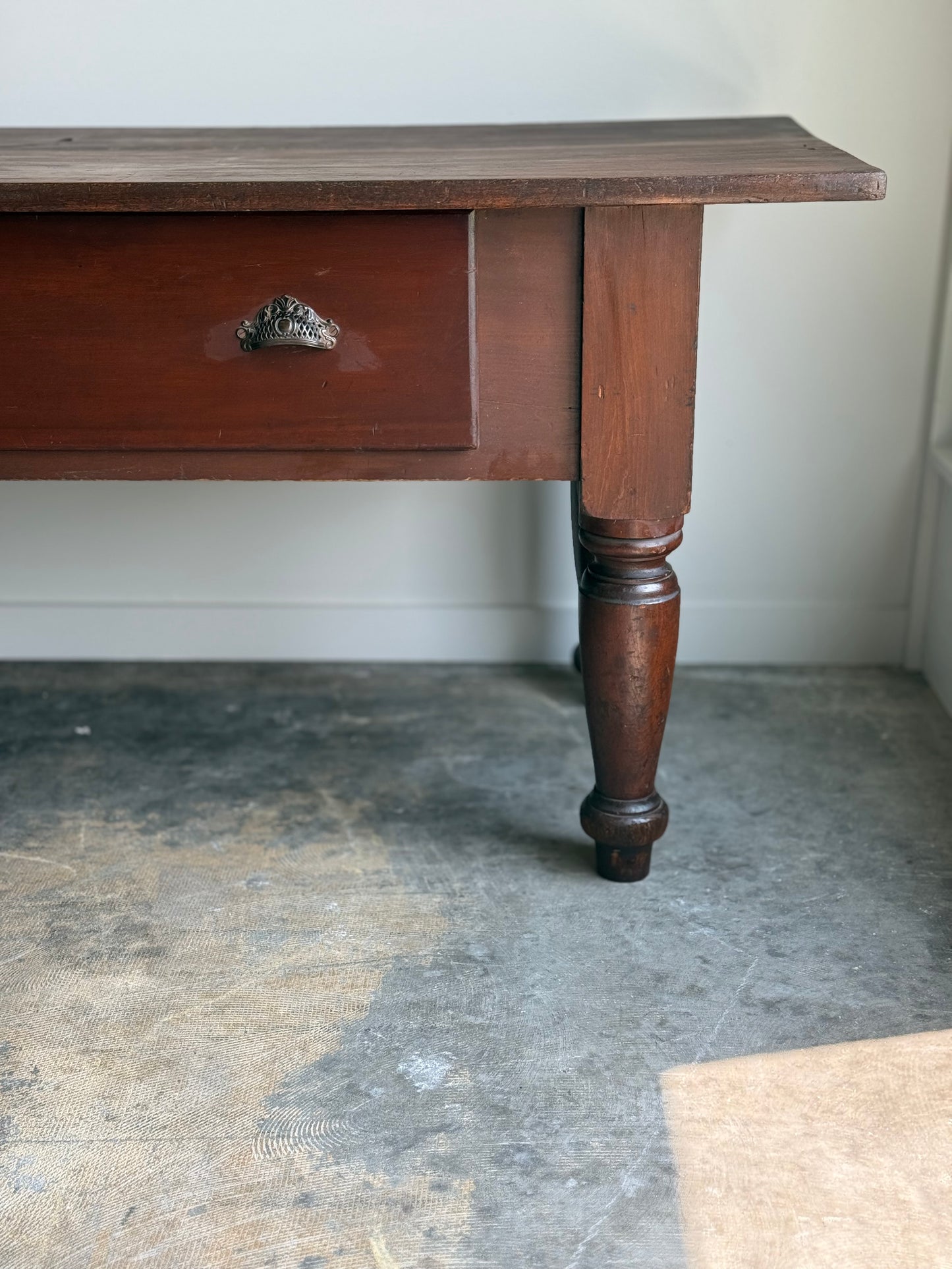 Large Antique Country Store Table