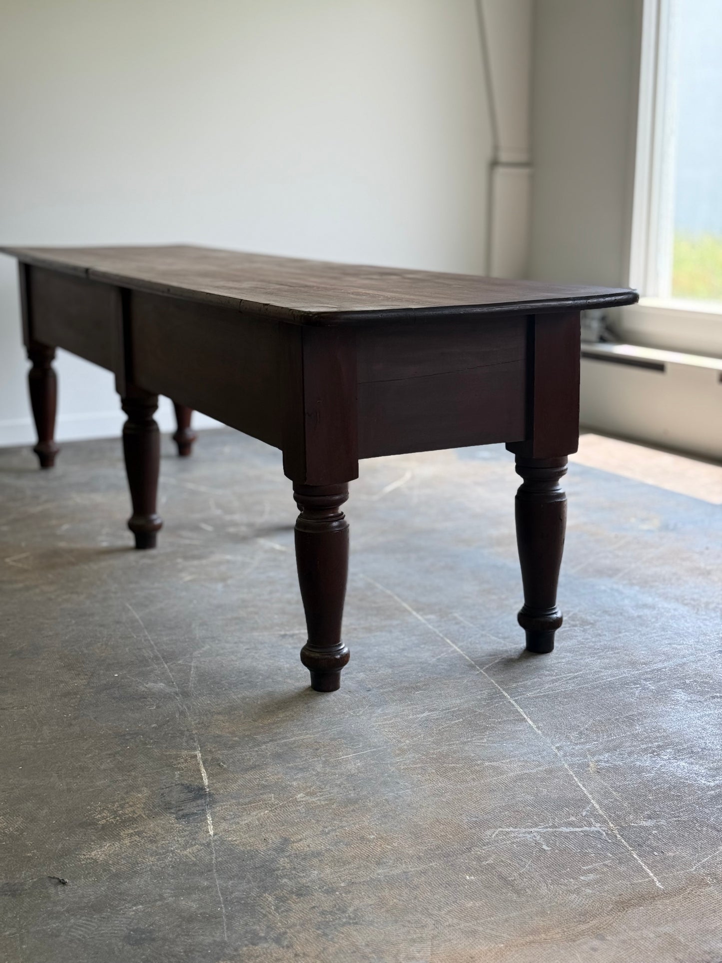 Large Antique Country Store Table