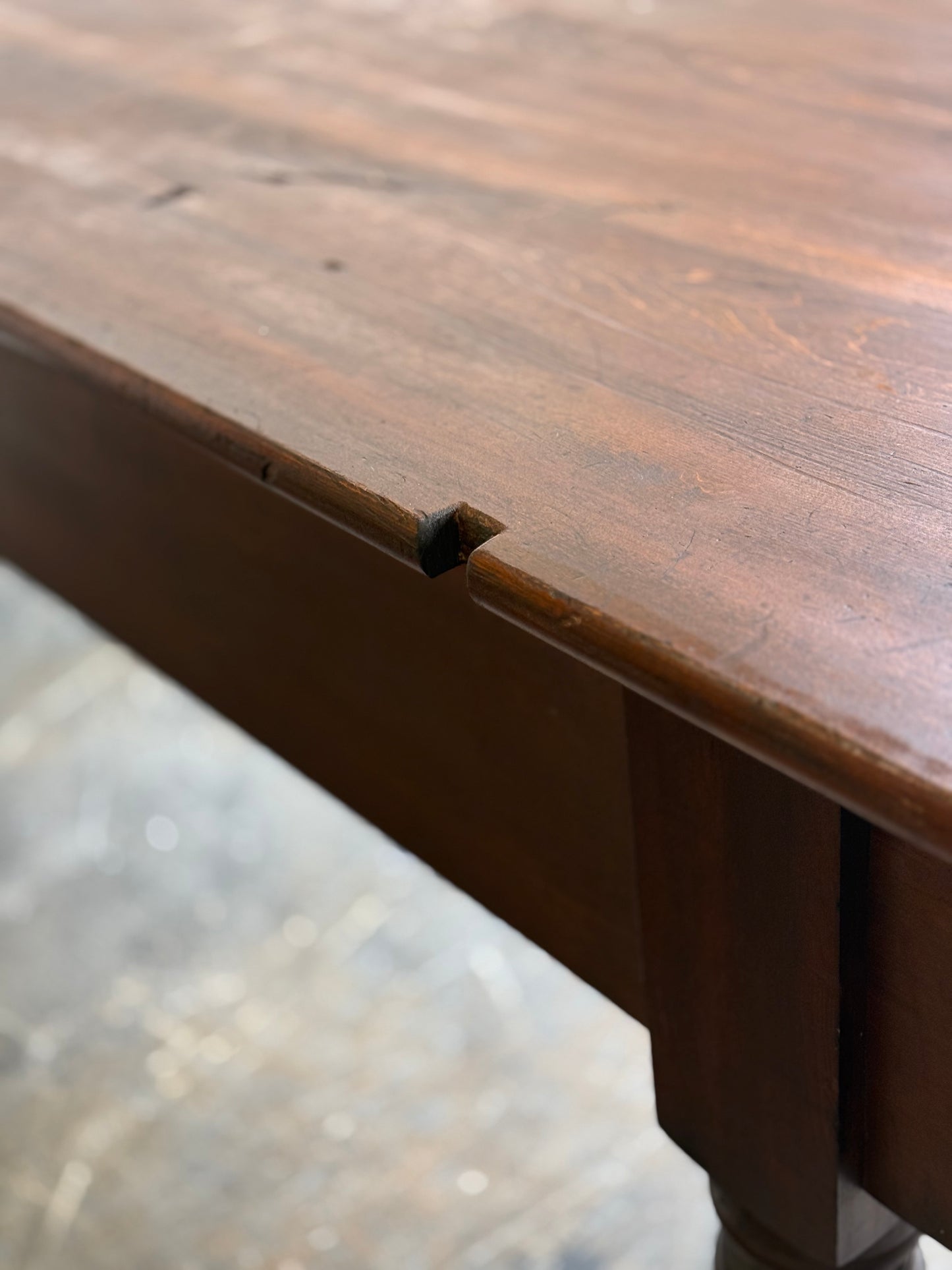Large Antique Country Store Table