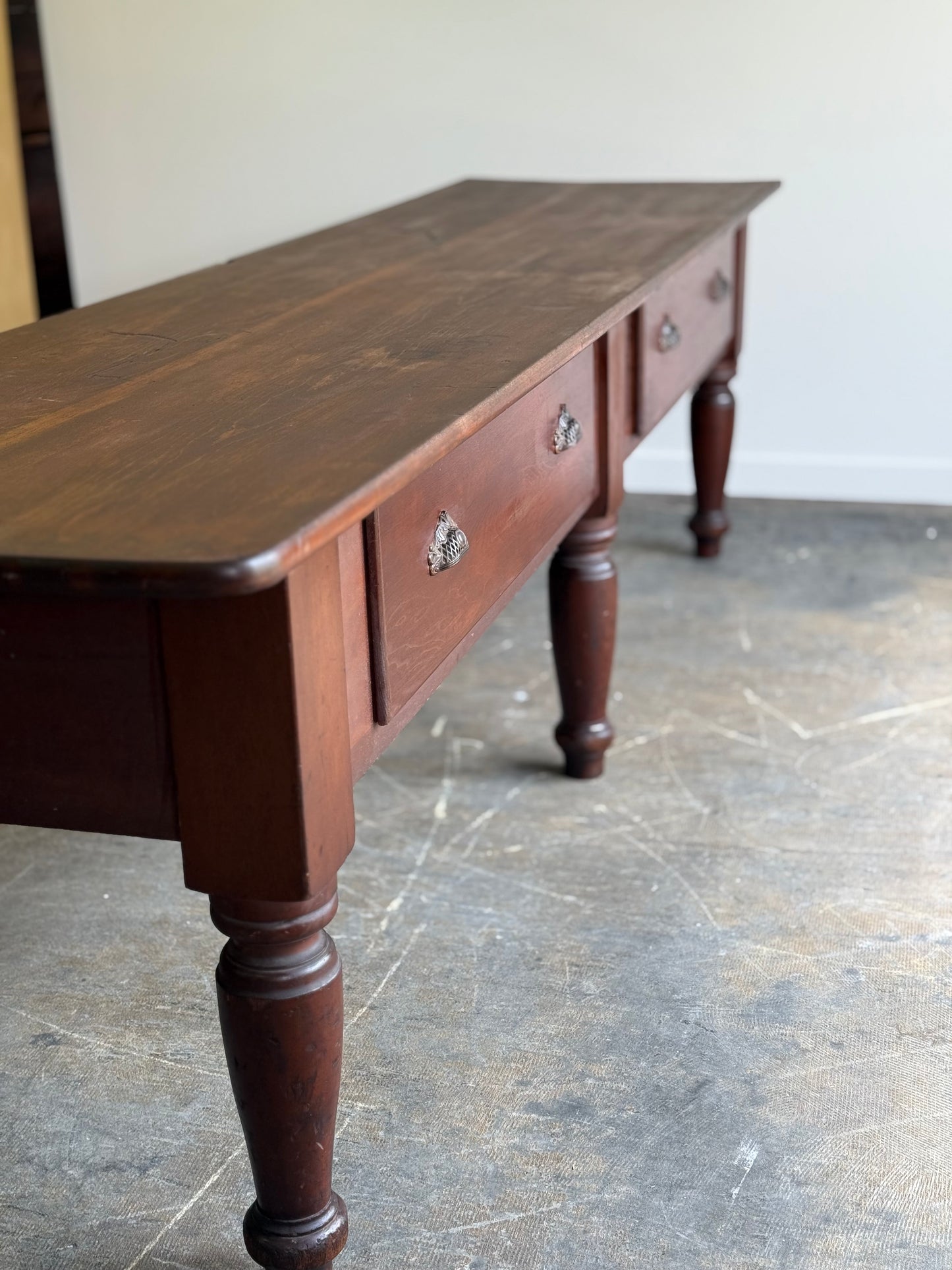 Large Antique Country Store Table