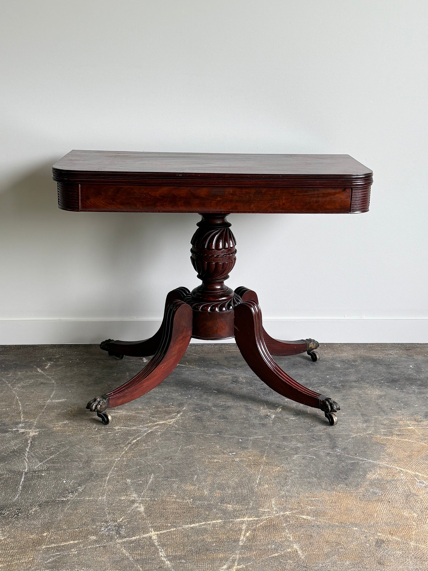 Vintage Empire Mahogany Card table