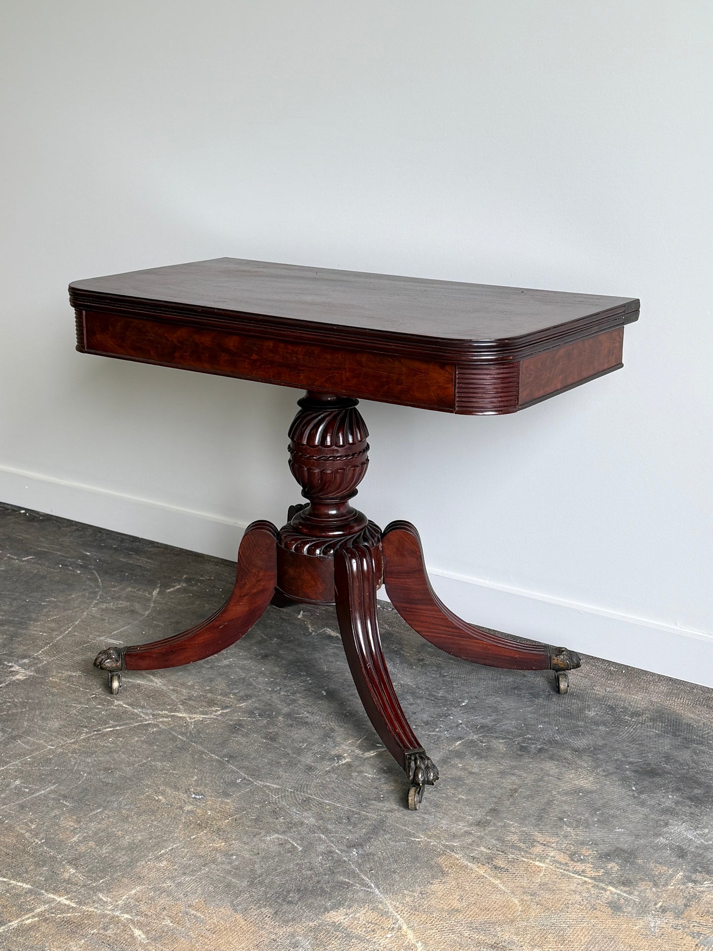 Vintage Empire Mahogany Card table