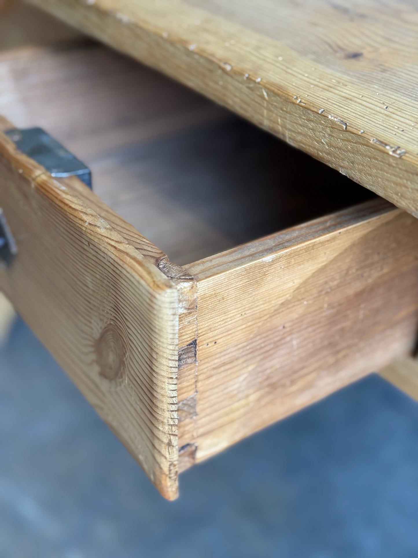 19th Century French Pine Table