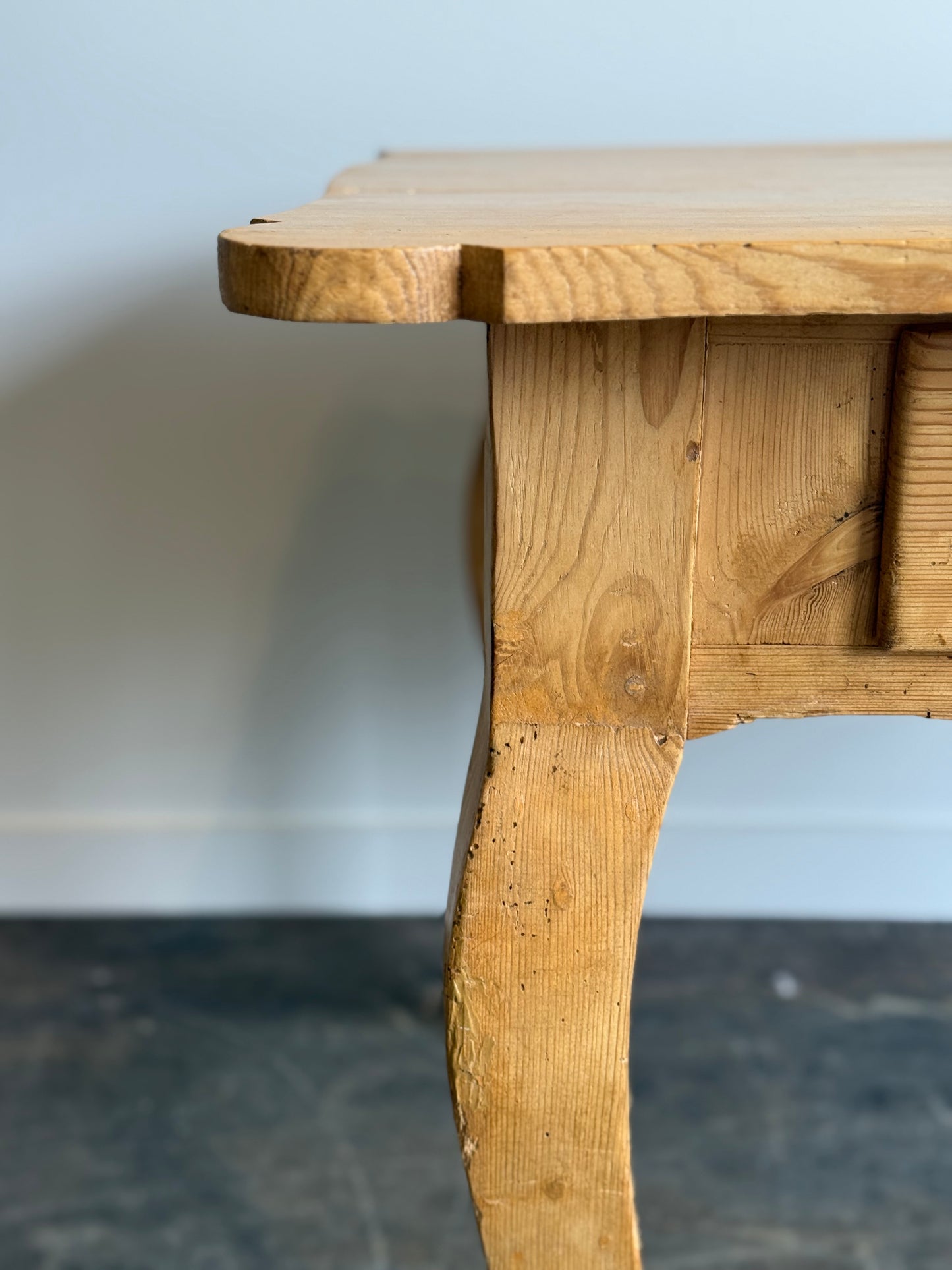 19th Century French Pine Table