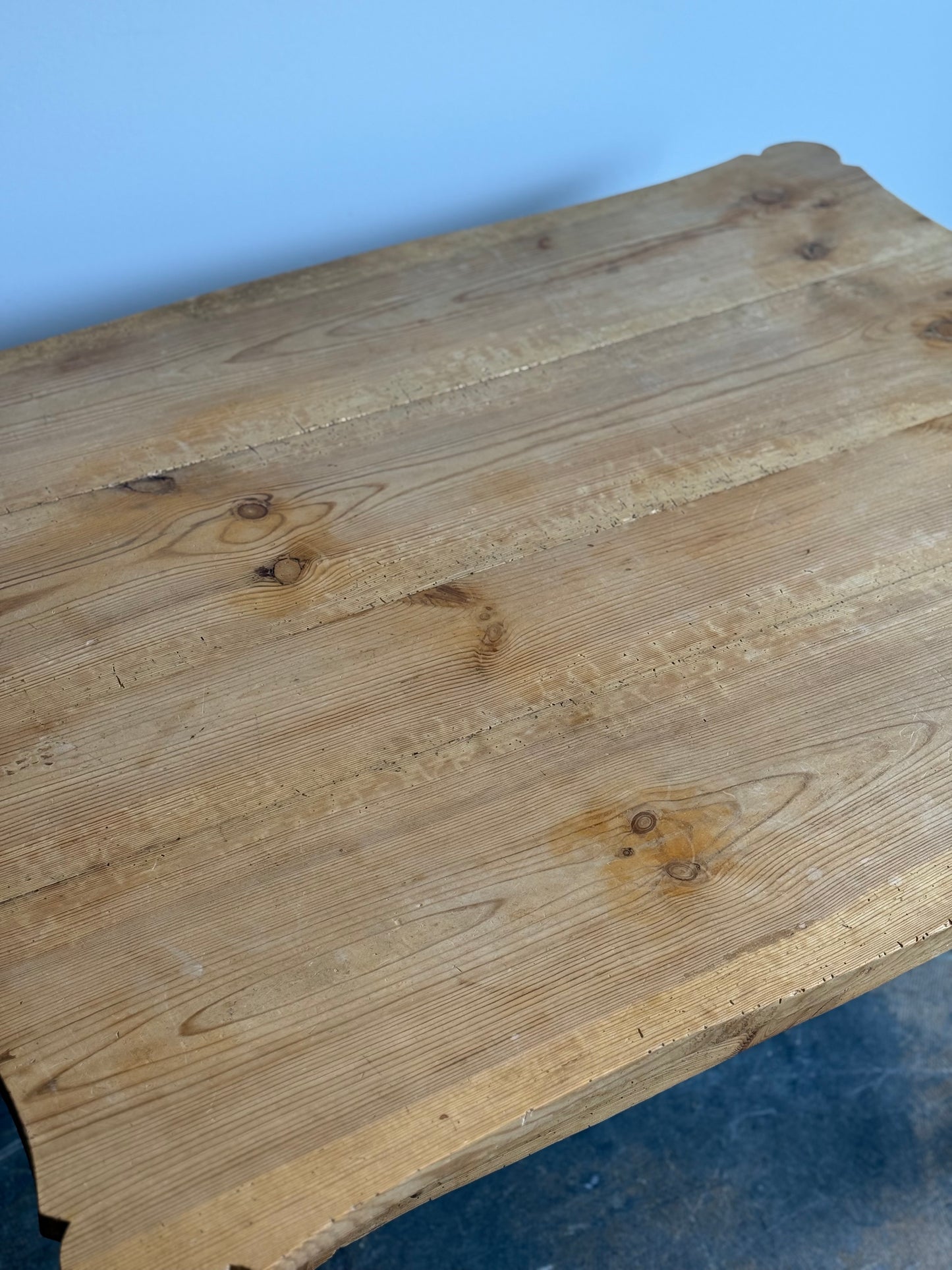 19th Century French Pine Table