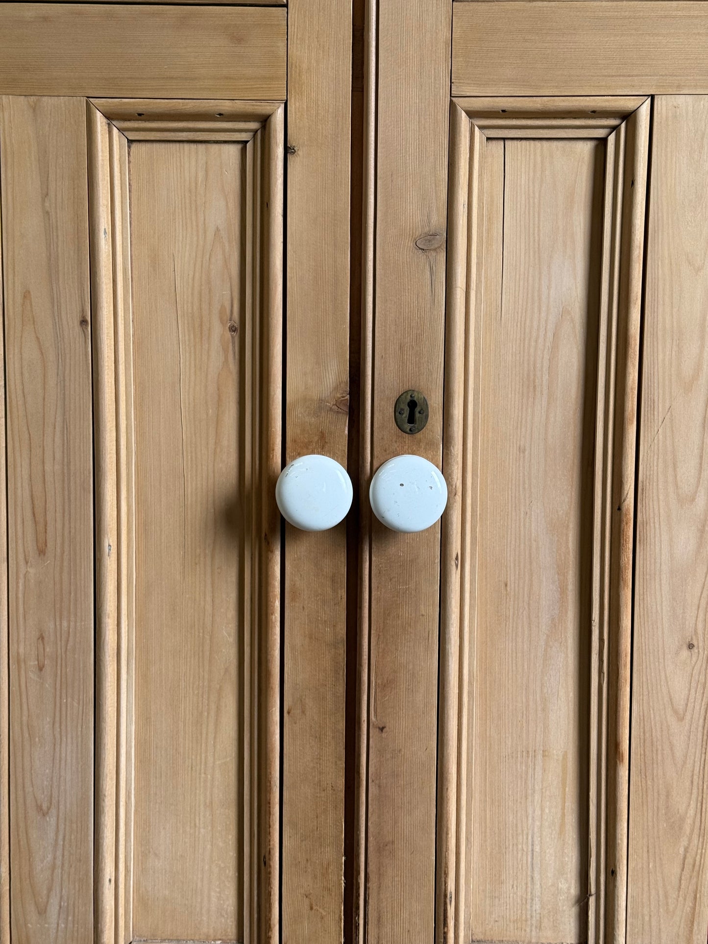 Antique Pine Corner Cupboard